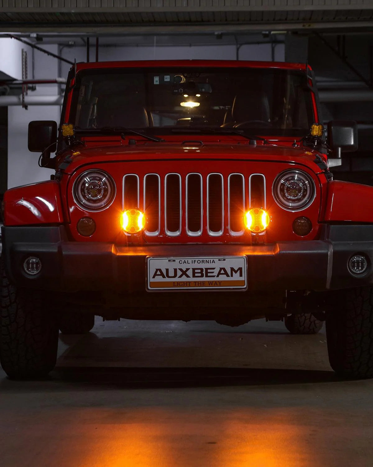 Auxbeam V-ULTRA Series | 5 Inch 172W LED Side Shooter Amber Pod Lights with Amber DRL