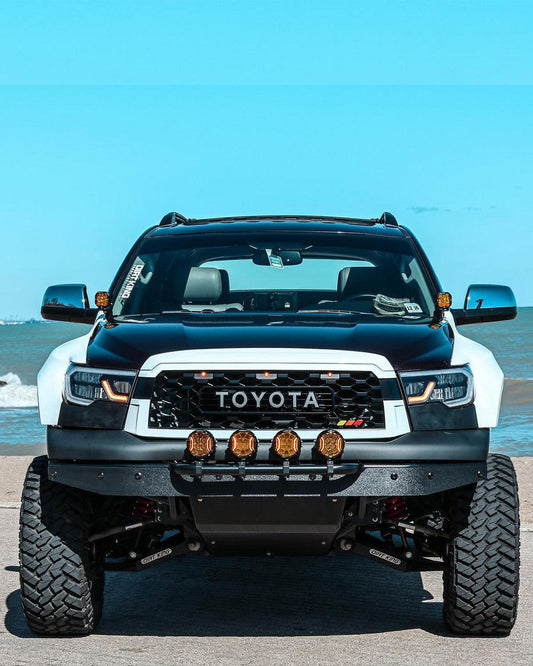 V-ULTRA Series LED Side Shooter Amber/White Pod Lights with Amber DRL