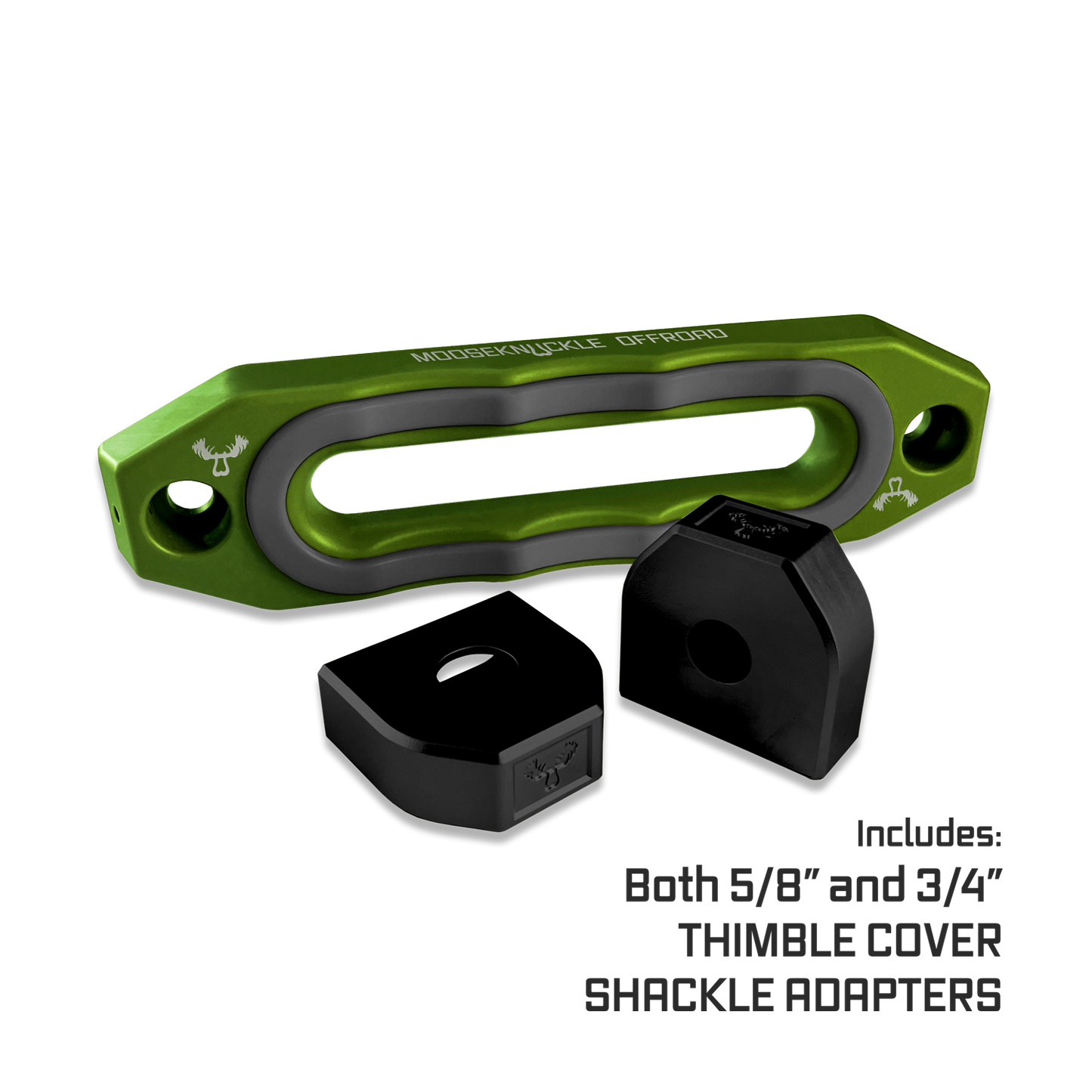 Jawse Fairlead Front Body Only in Bean Green and Gun Gray