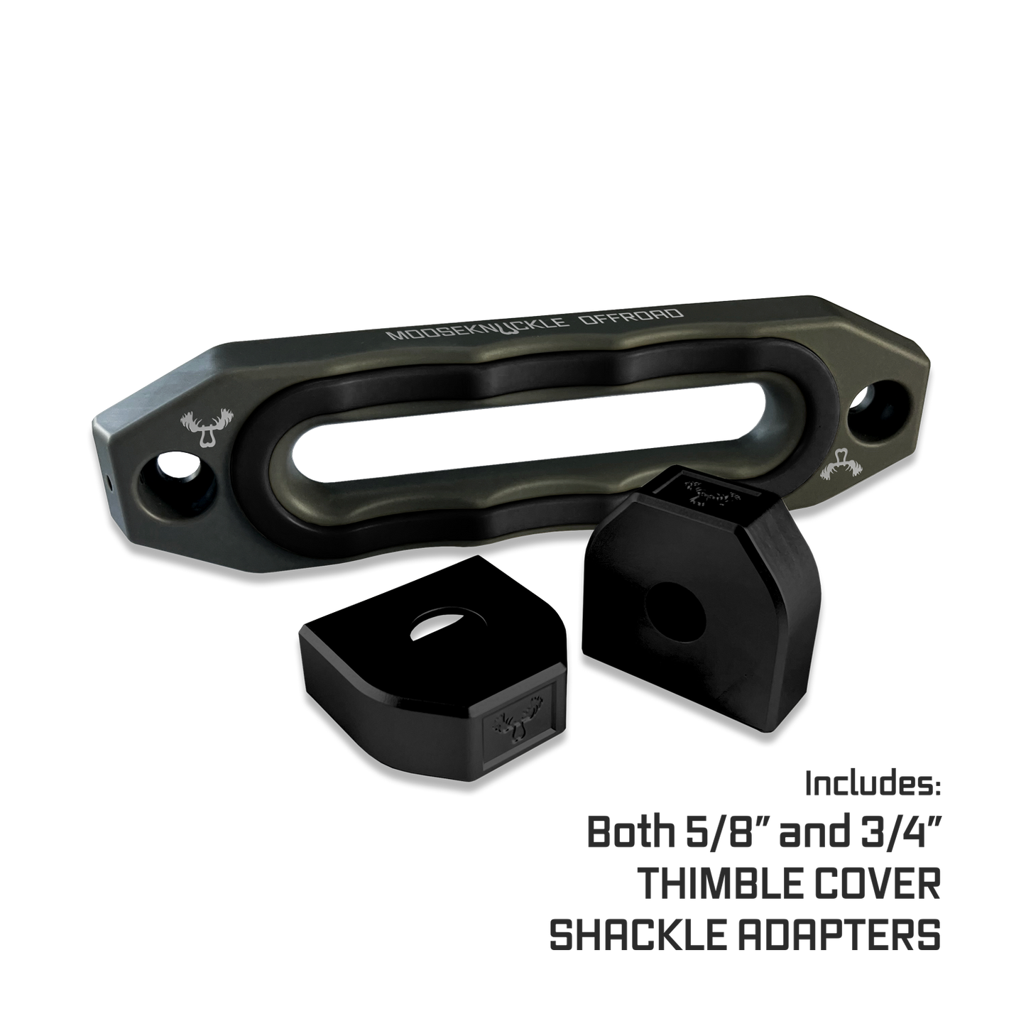 Jawse Fairlead Front Ankle in Gray Skull Black Hole