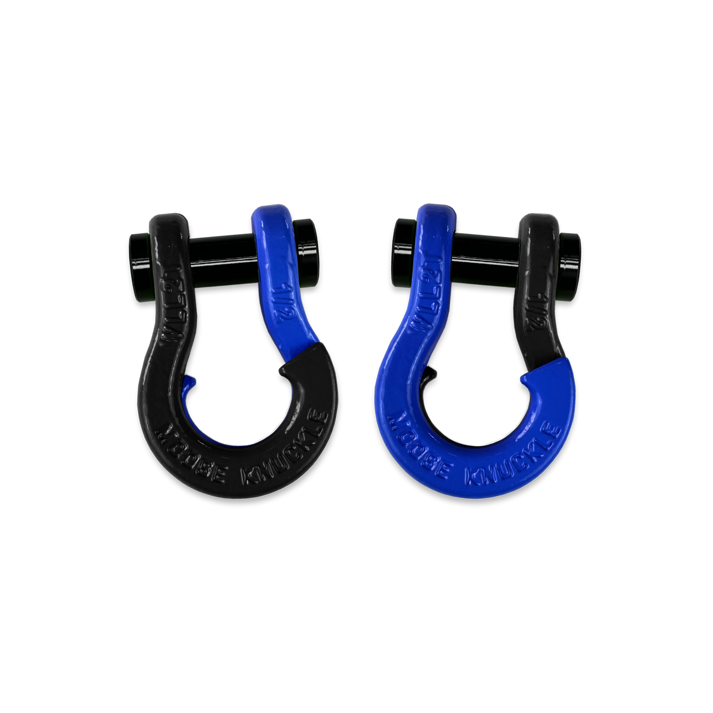 Jowl 1/2 inch SxS Split Shackle in Black Hole and Blue Balls Combo