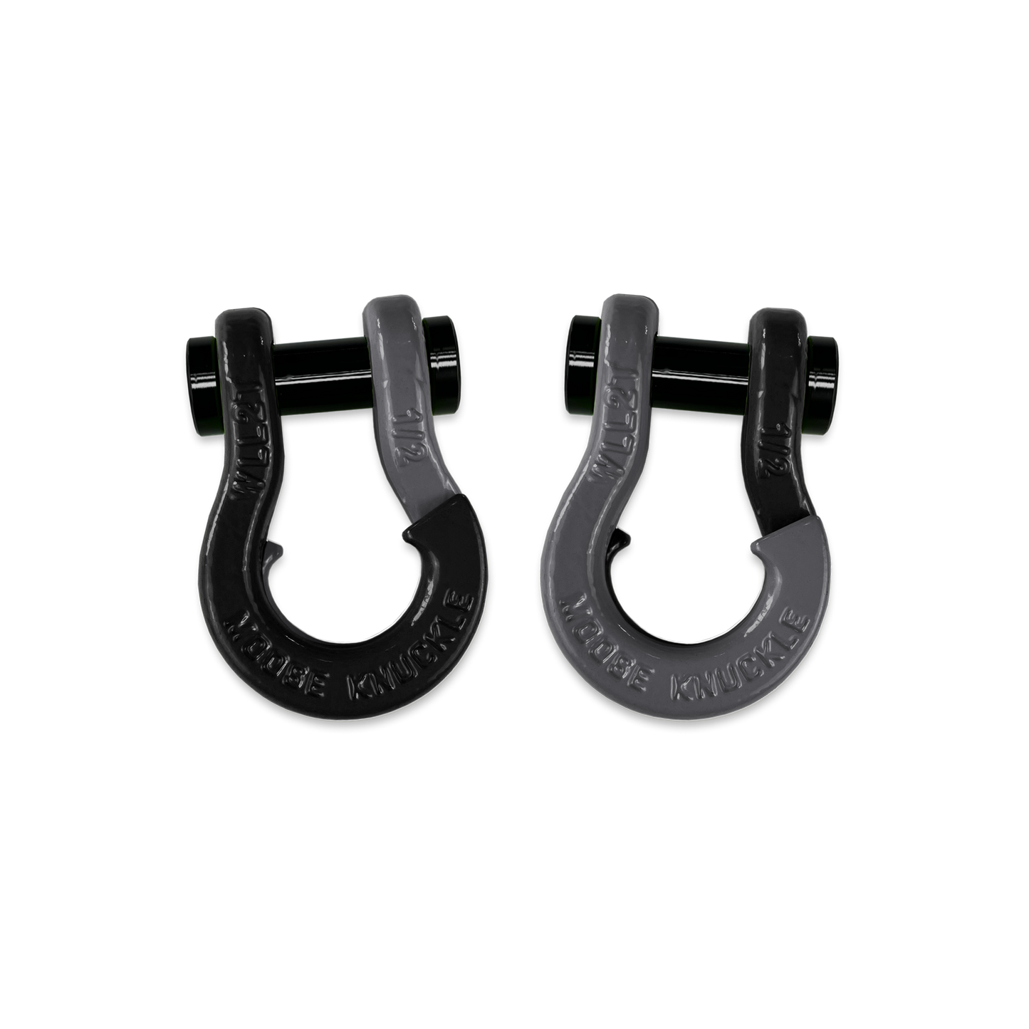 Jowl 1/2 inch SxS Split Shackle in Black Hole and Gun Gray Combo