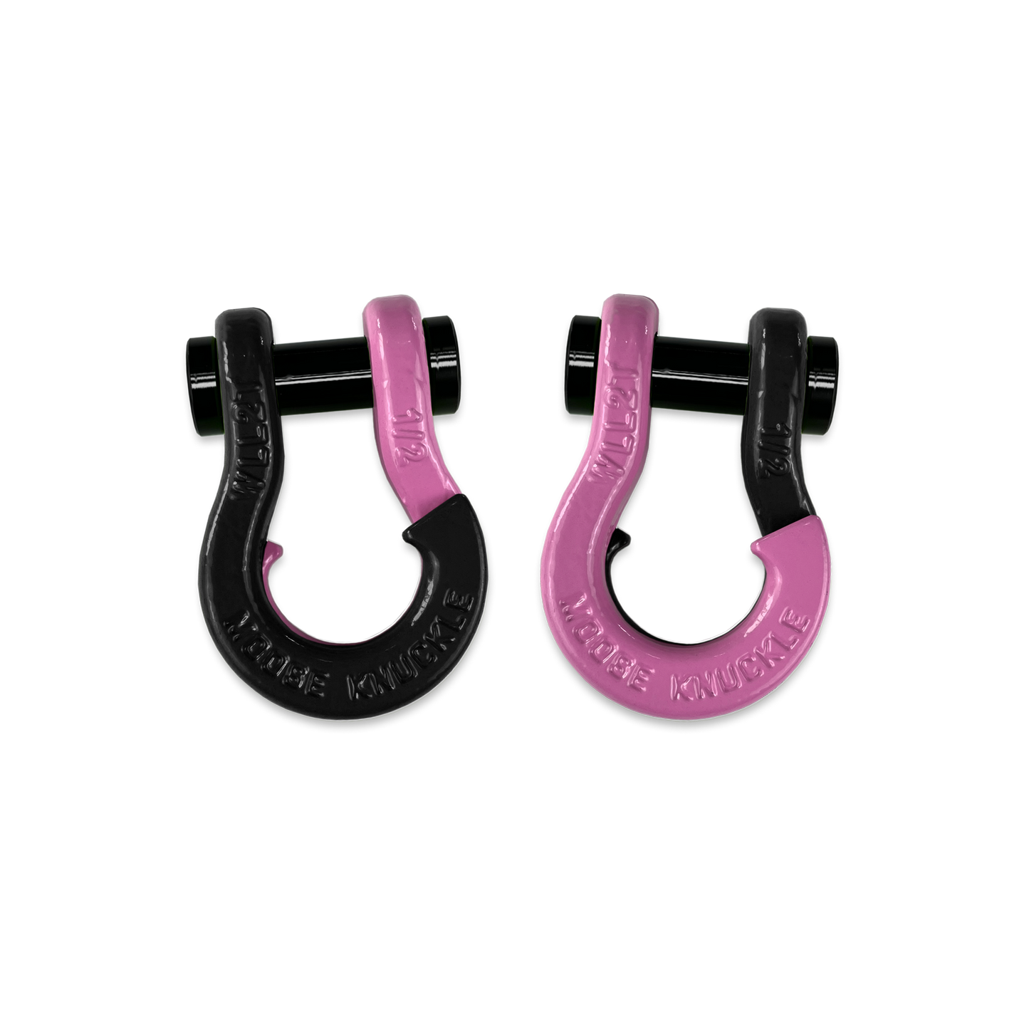 Jowl 1/2 inch SxS Split Shackle in Black Hole and Pretty Pink Combo