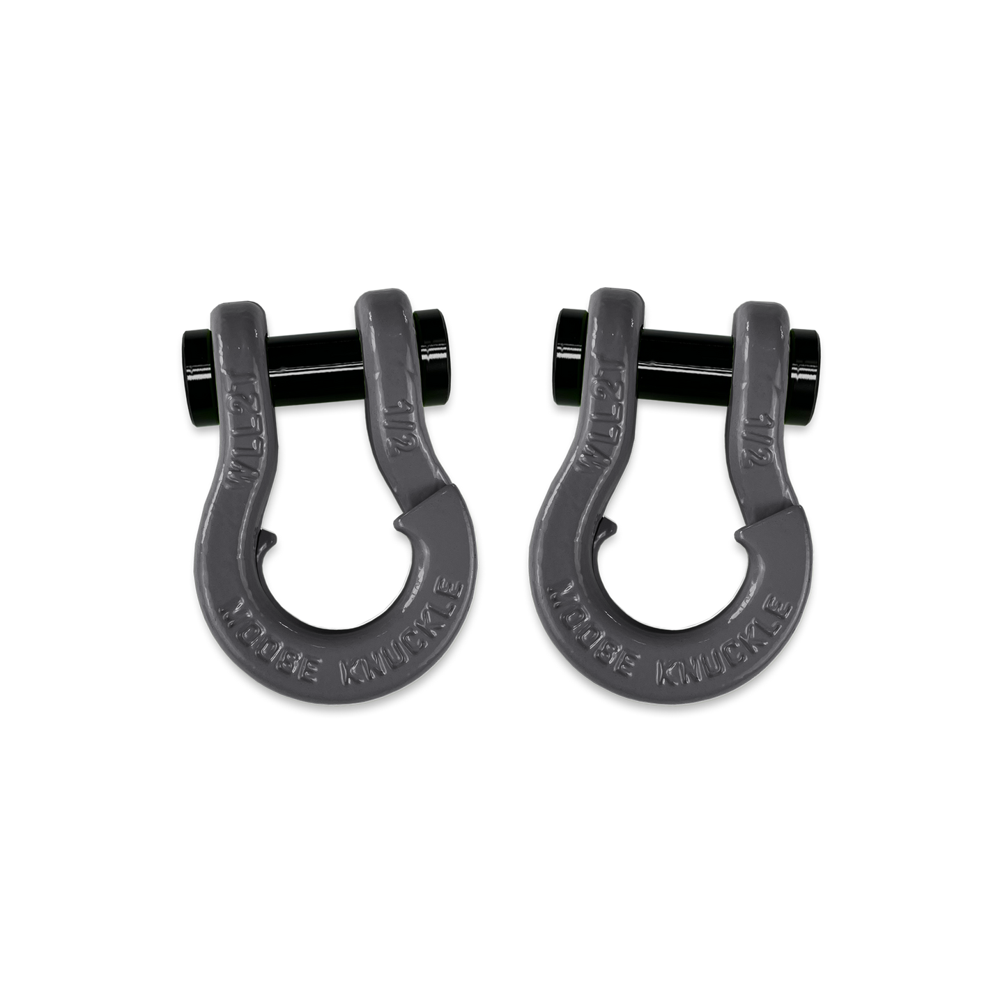 Jowl 1/2 inch SxS Split Shackle in Gun Gray Single Combo