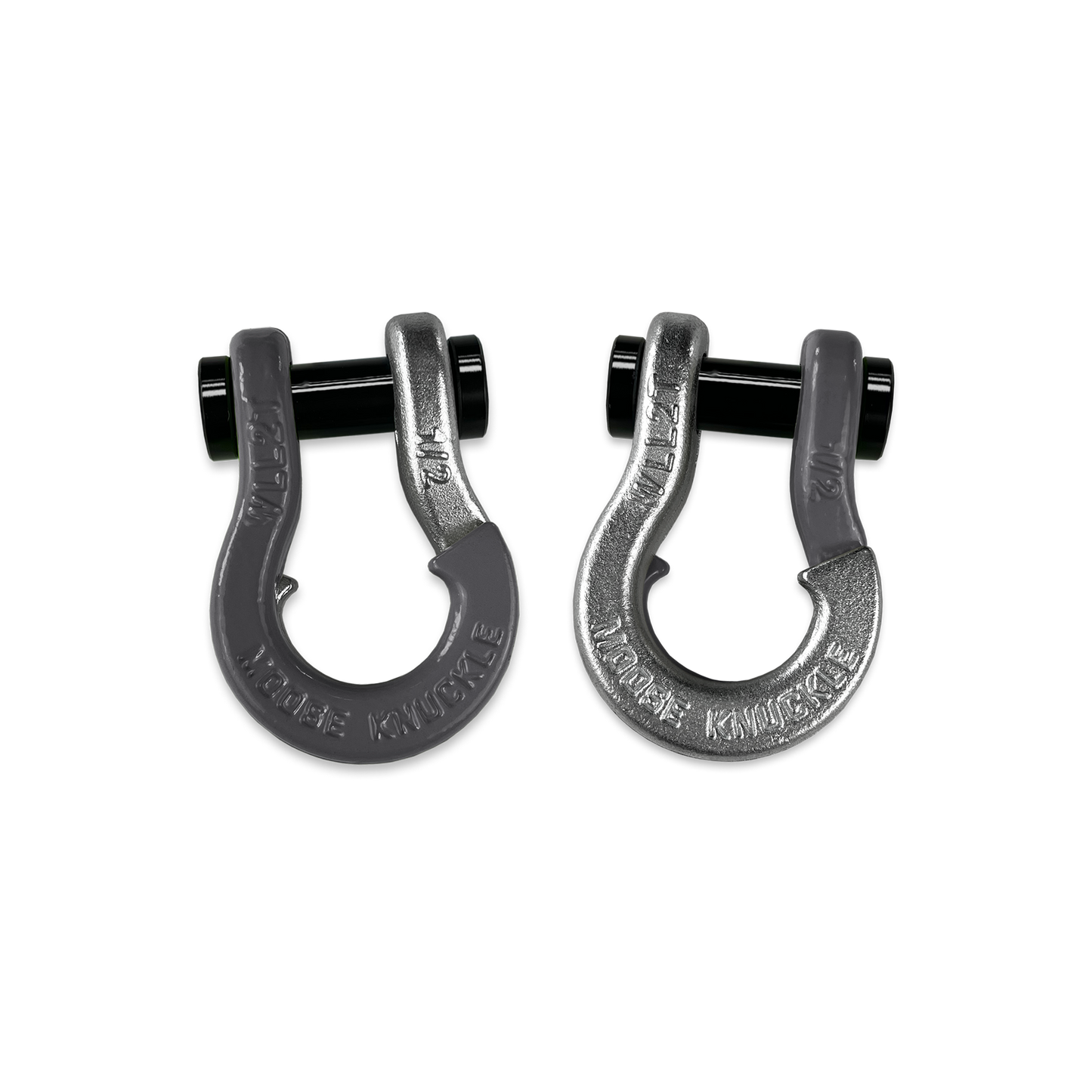 Jowl 1/2 inch SxS Split Shackle in Gun Gray and Nice Gal Combo