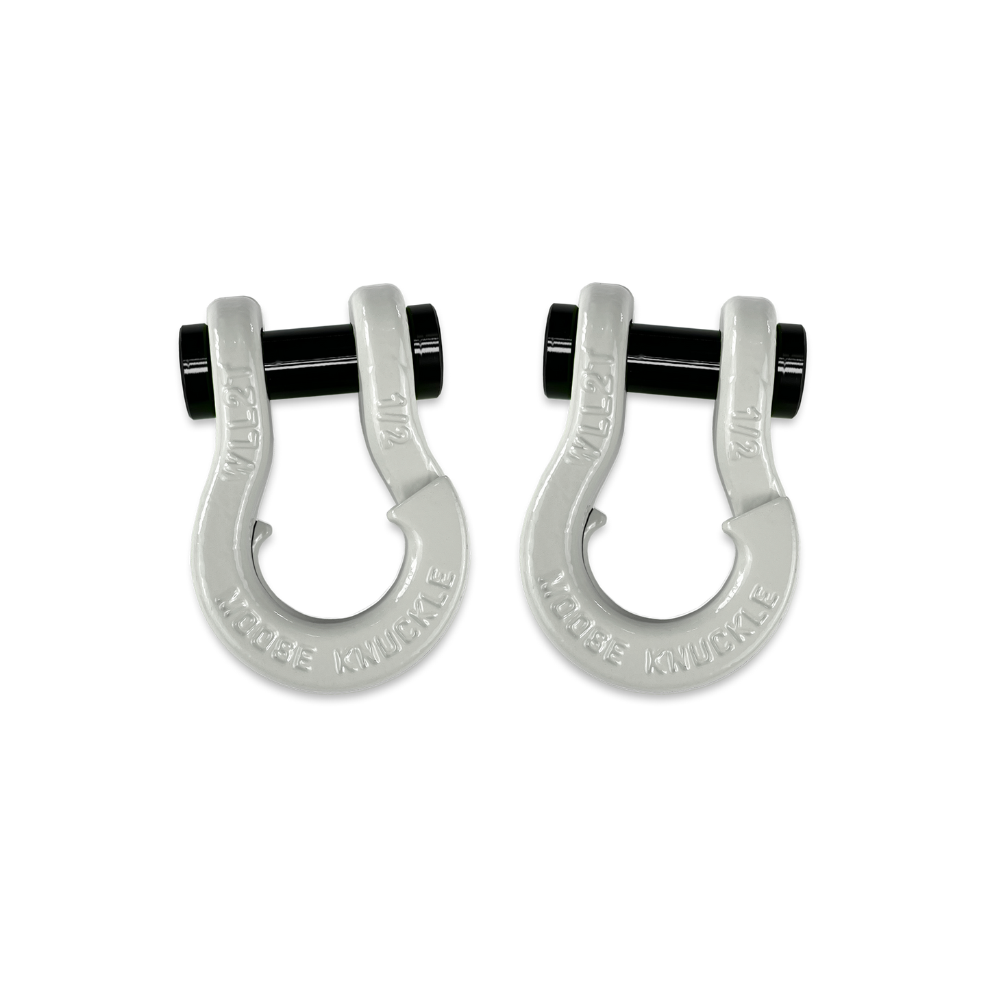 Jowl 1/2 inch SxS Split Shackle in Pure White and Pure White Combo