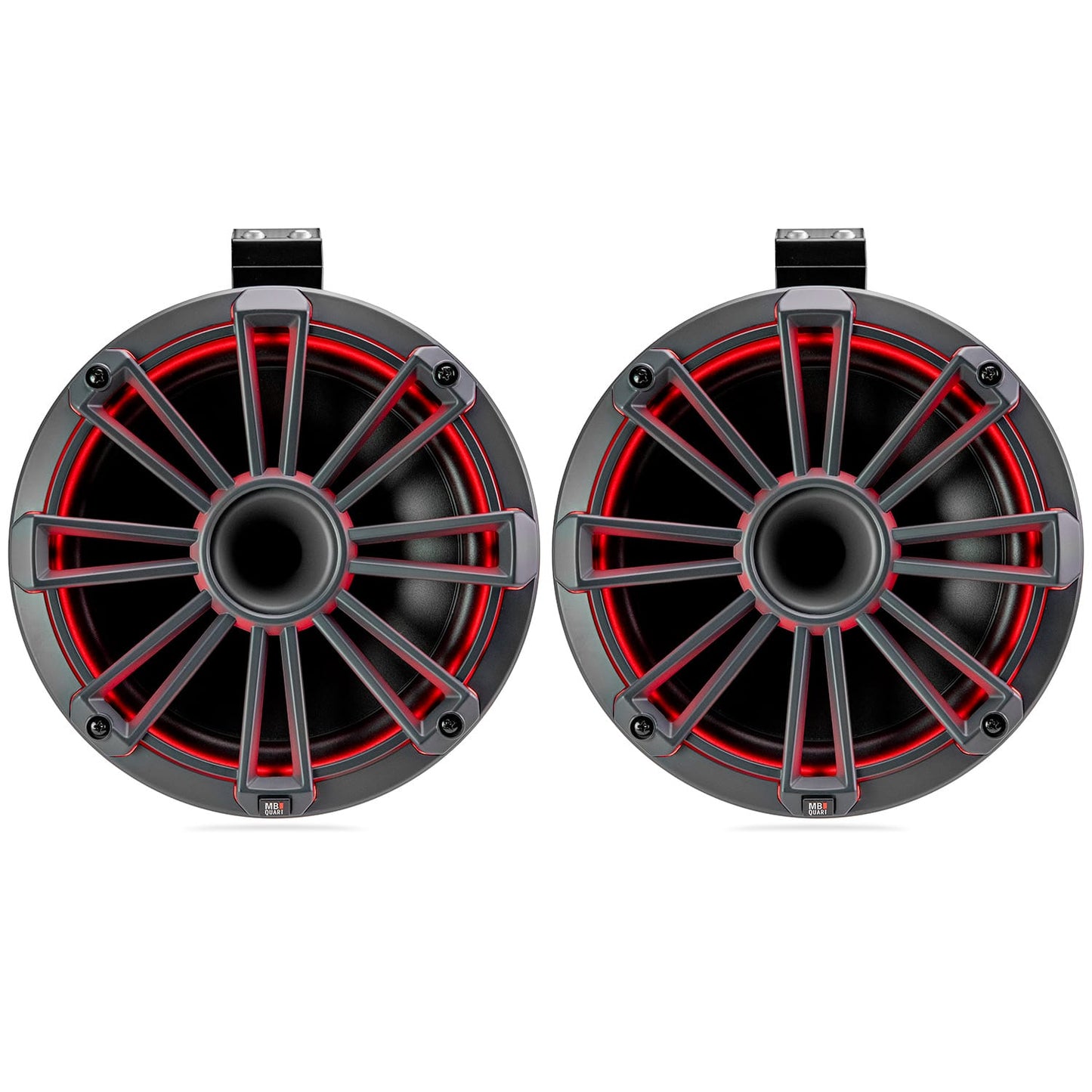 Nautic 8 Inch Compression Horn Tower Speakers With RGB LED Lighting