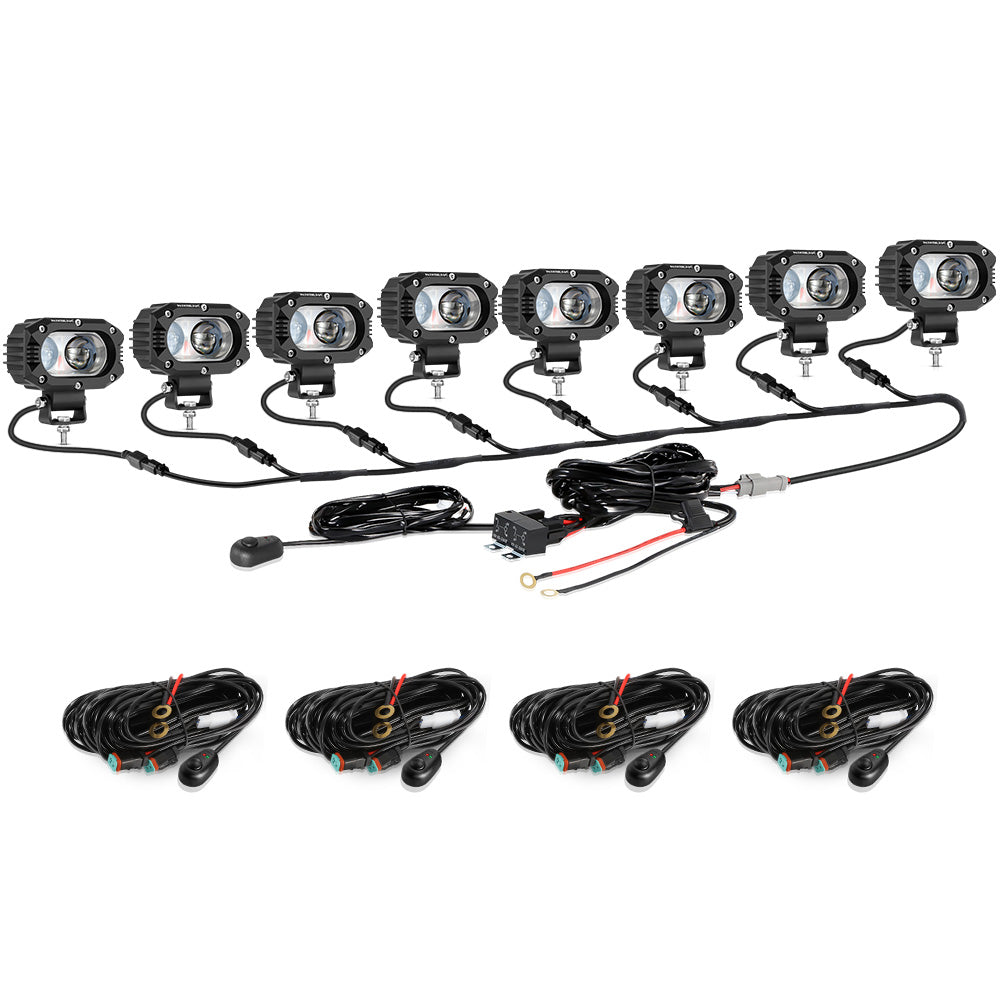 R4 Series | 4 Inch 60W Spot Beam LED Pods Light White Driving Light