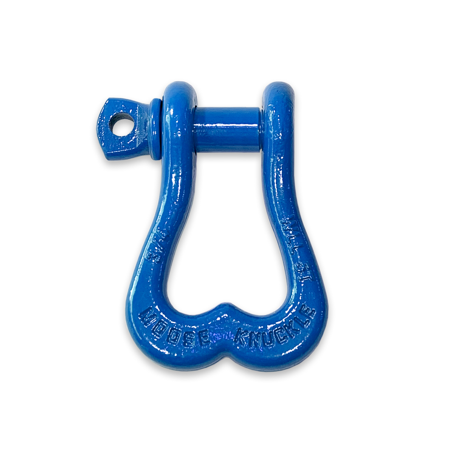 Moose Knuckle XL Blue Balls D-Ring 3/4" Shackle for Towing Off-Road Jeep, Tacoma, 4-Runner, 4x4 Truck and SxS Vehicle Recovery