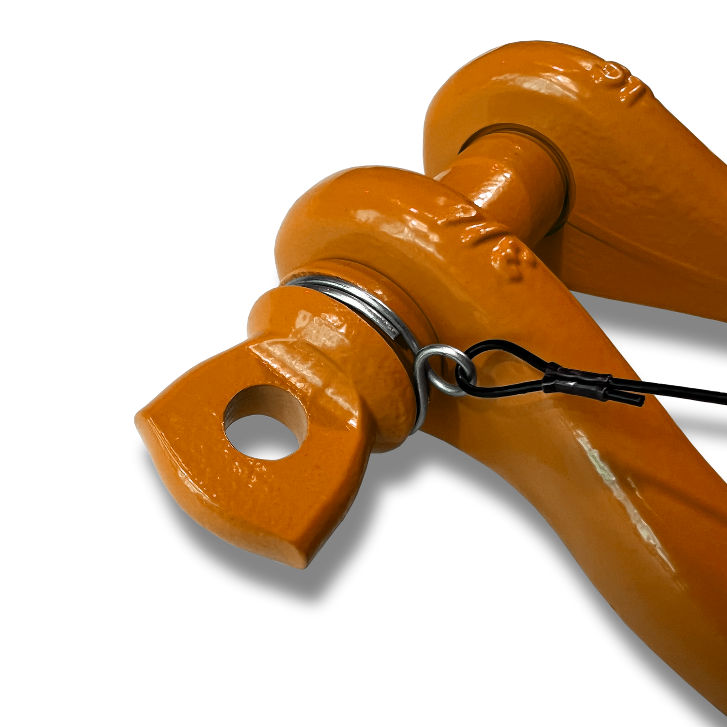B'oh Spin Pin Shackle 3/4 (Orange) Close Up