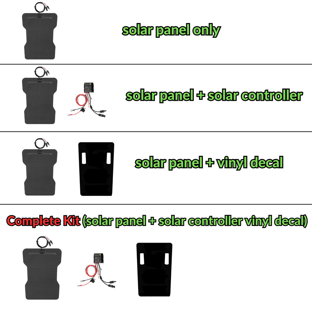 Jeep Gladiator Rubicon(2020-Present) Lensun 45W Hood Solar Panel
