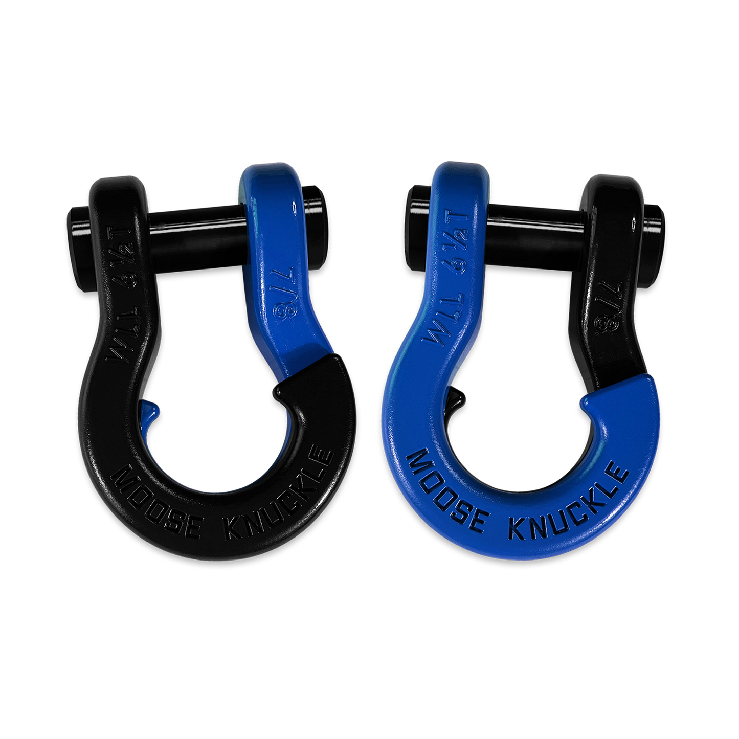 Jowl Recovery Split Shackle 7/8 (Black Hole and Blue Balls)