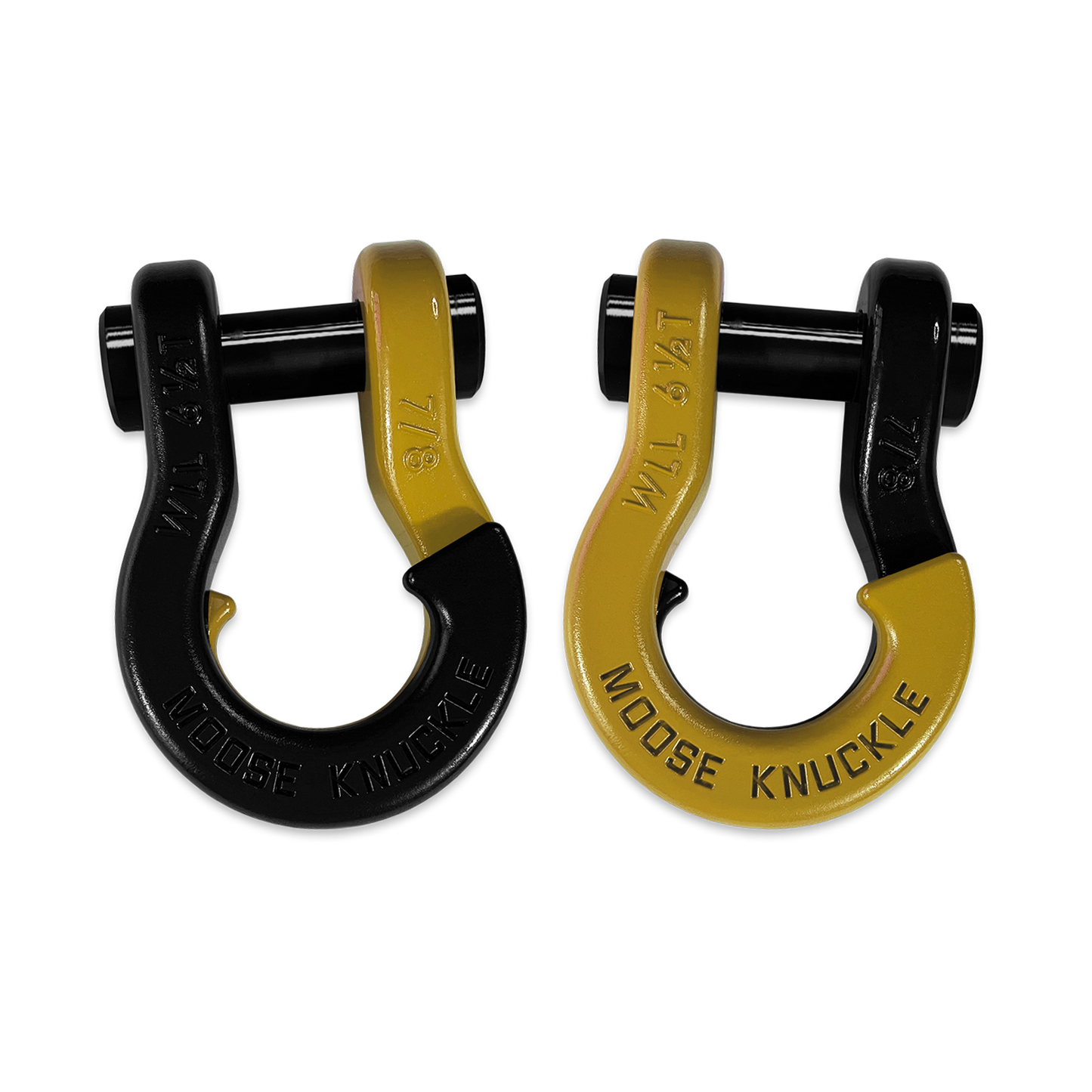 Jowl Recovery Split Shackle 7/8 (Black Hole and Detonator Yellow)