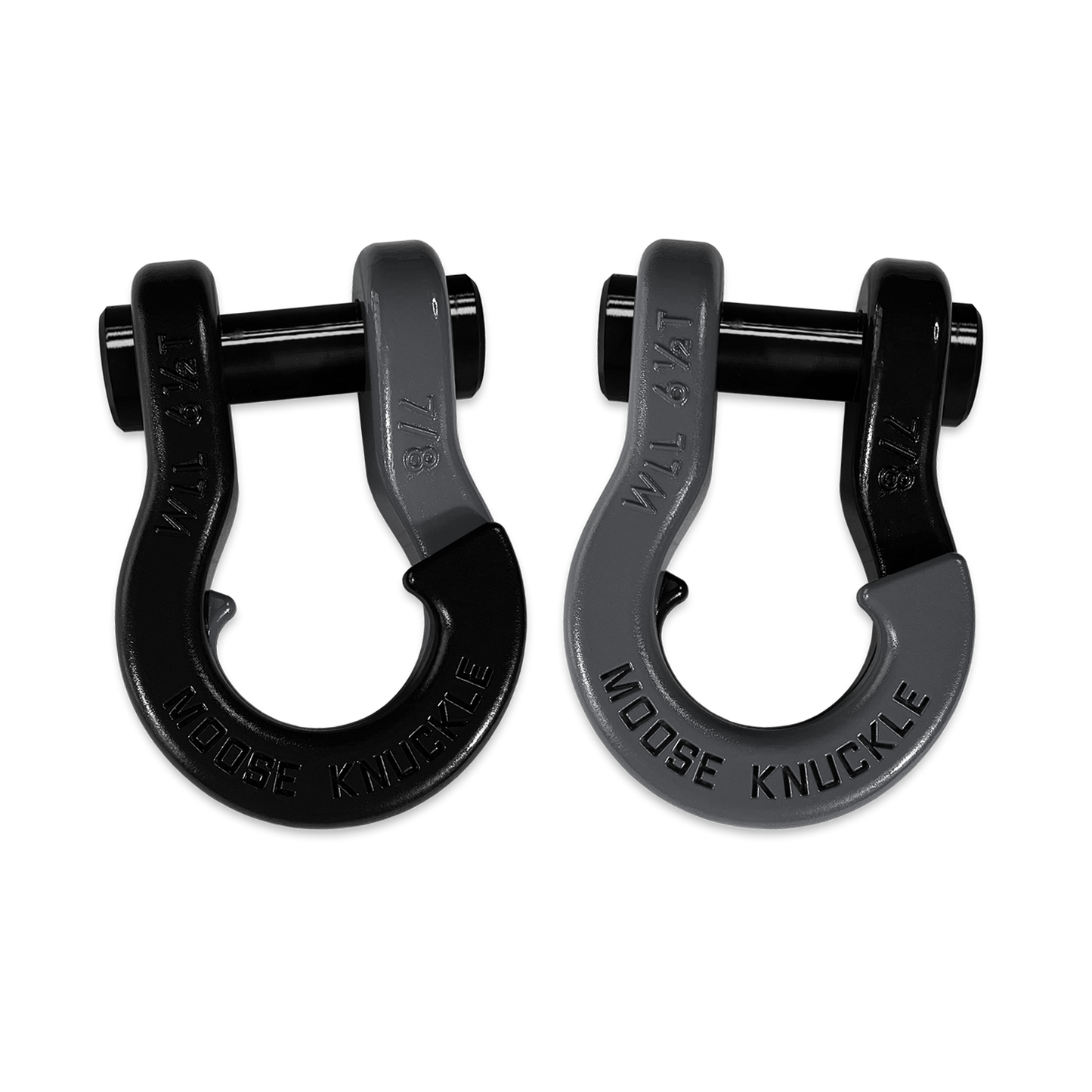 Jowl Recovery Split Shackle 7/8 (Black Hole and Gun Gray)