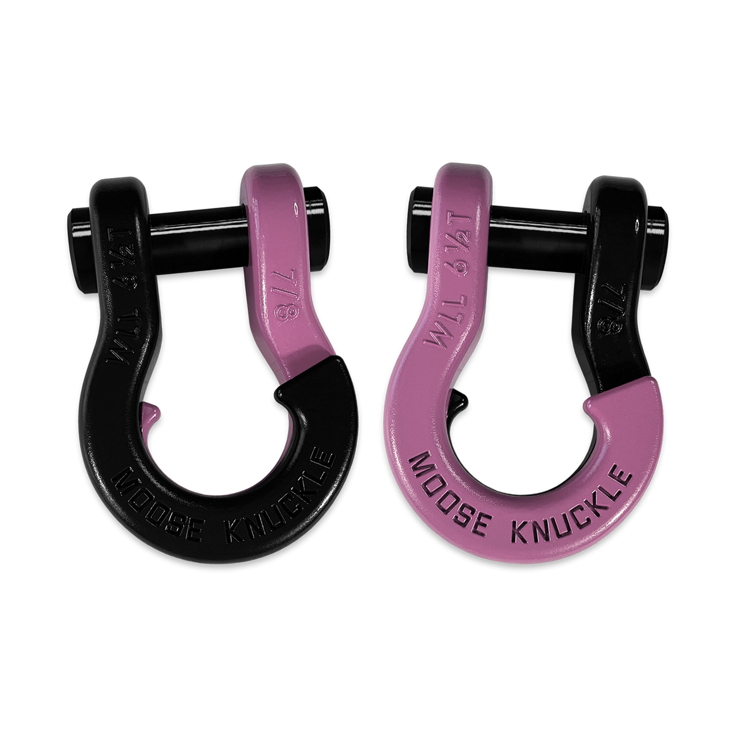 Jowl Recovery Split Shackle 7/8 (Black Hole and Pretty Pink)