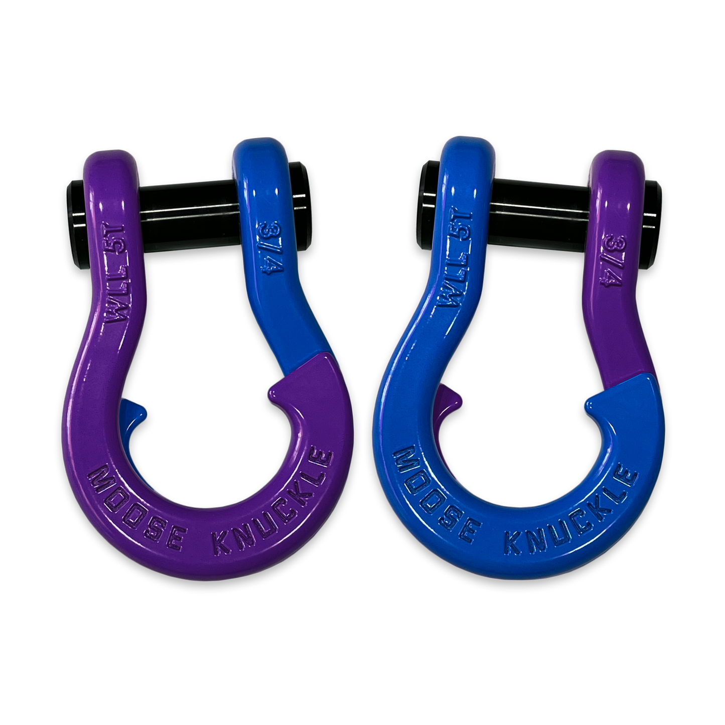Jowl Recovery Split Shackle 3/4 (Grape Escape and Blue Balls Combo)