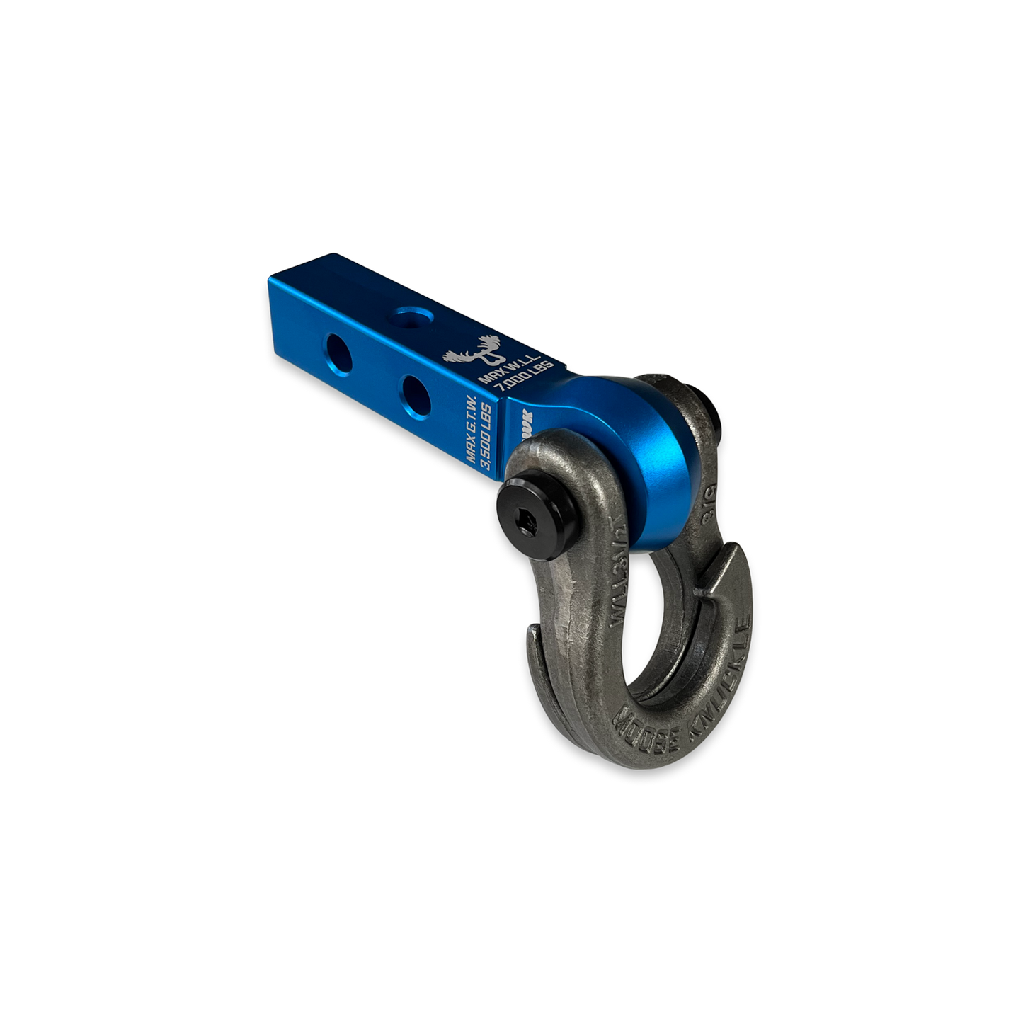 Jowl 5/8 Split Shackle & 1.25 Receiver (Blue Pill and Raw Dog)