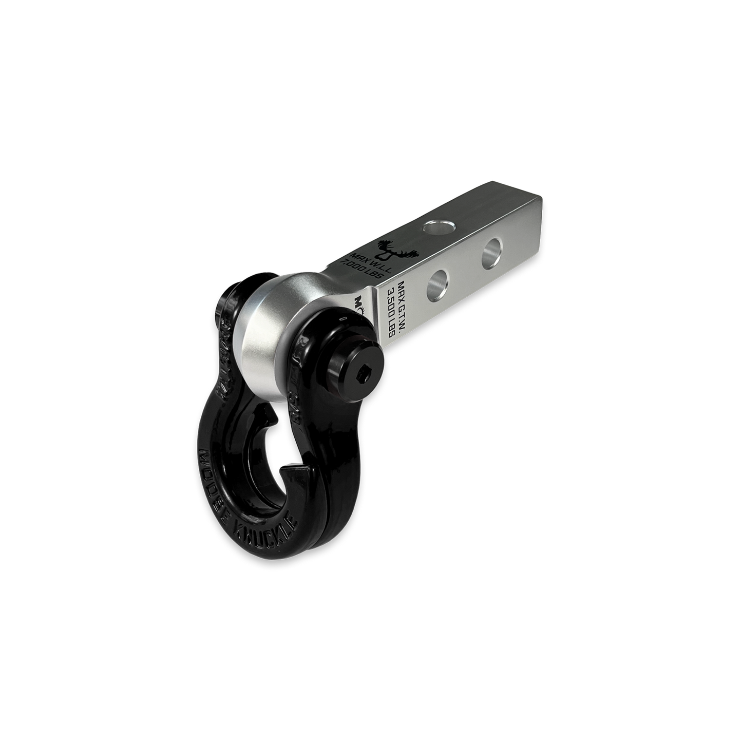 Jowl 5/8 Split Shackle & 1.25 Receiver (Atomic Silver and Black Hole)
