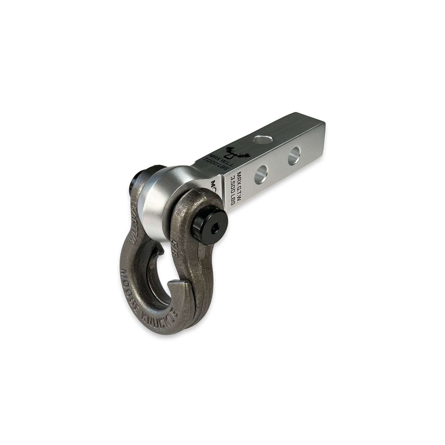 Jowl 5/8 Split Shackle & 1.25 Receiver (Atomic Silver and Raw Dog)