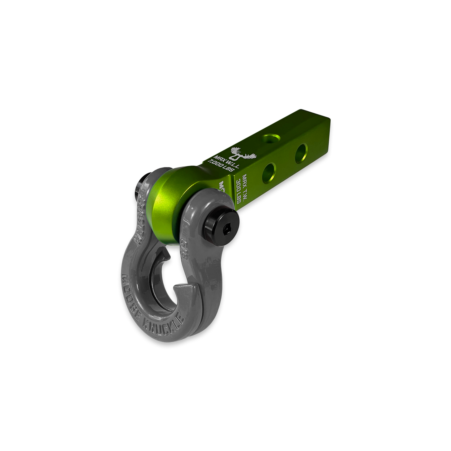 Jowl 5/8 Split Shackle & 1.25 Receiver (Bean Green and Gun Gray)