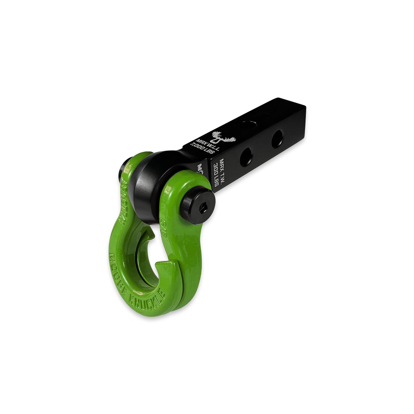 Jowl 5/8 Split Shackle & 1.25 Receiver (Black Lung and Sublime Green)