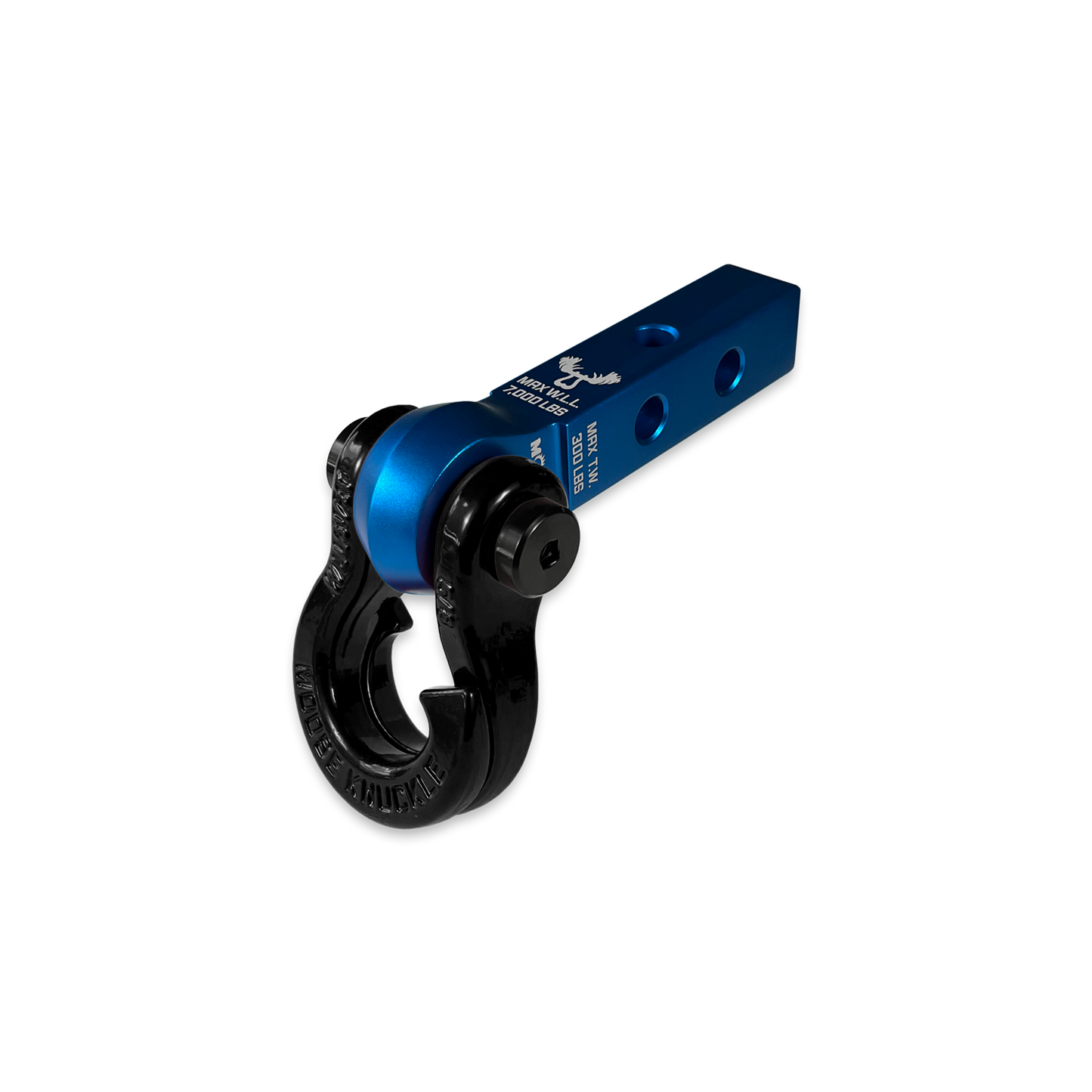 Jowl 5/8 Split Shackle & 1.25 Receiver (Blue Pill and Black Hole)