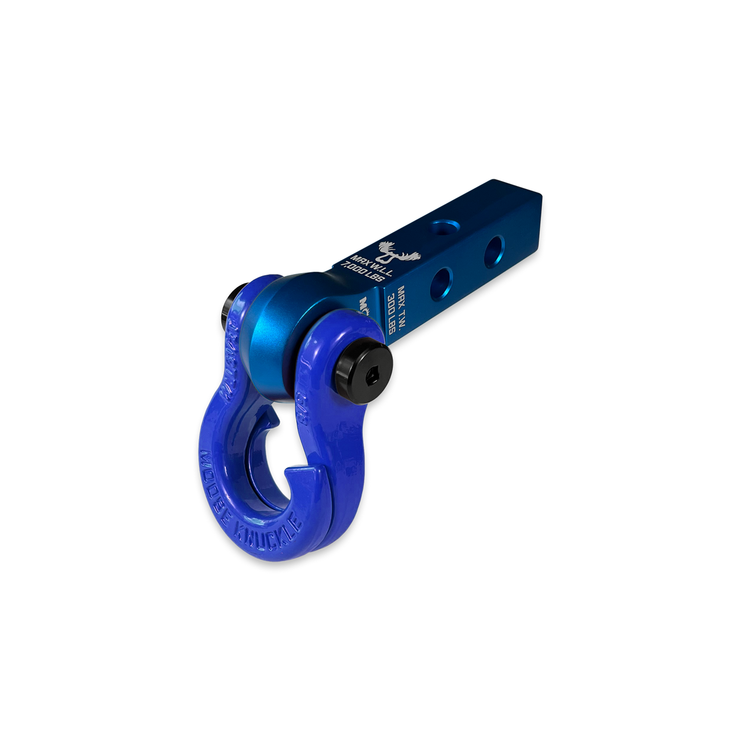Jowl 5/8 Split Shackle & 1.25 Receiver (Blue Pill and Blue Balls)