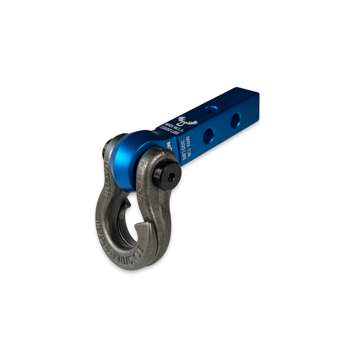 Jowl 5/8 Split Shackle & 1.25 Receiver (Blue Pill and Raw Dog)