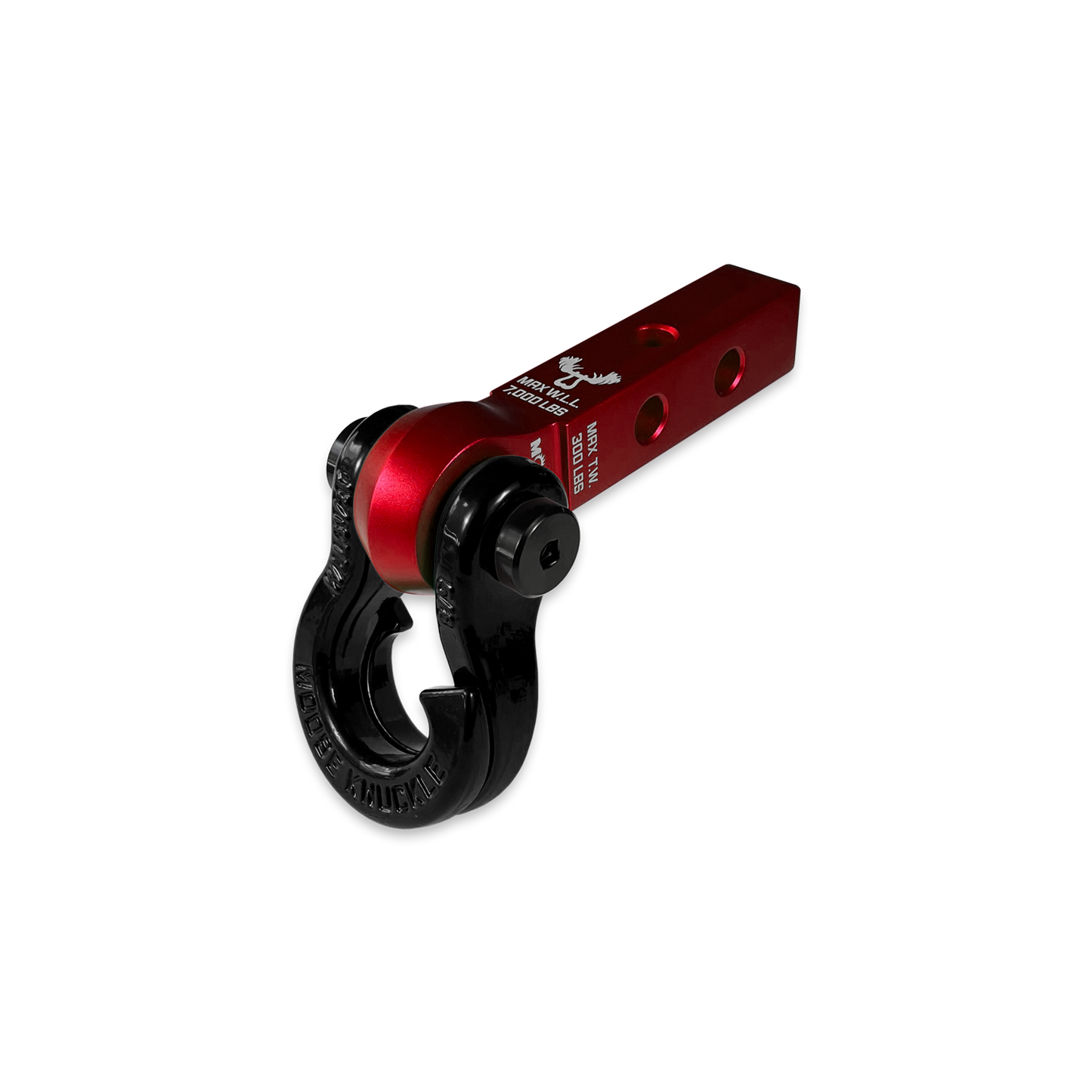 Jowl 5/8 Split Shackle & 1.25 Receiver (Red Rum and Black Hole) Right