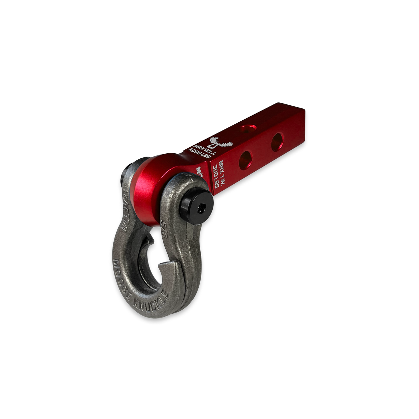 Jowl 5/8 Split Shackle & 1.25 Receiver (Red Rum and Raw Dog) Right