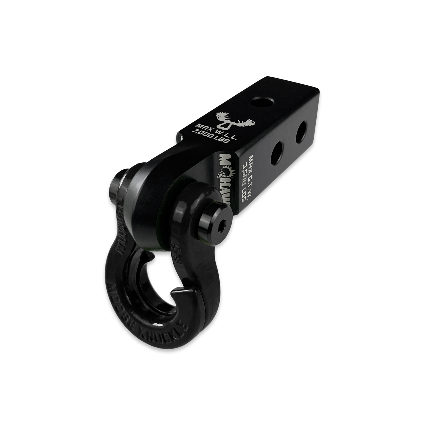 Jowl 5/8 Split Shackle & Mohawk 2.0 X 5/8 Receiver (Black Lung and Black Hole)