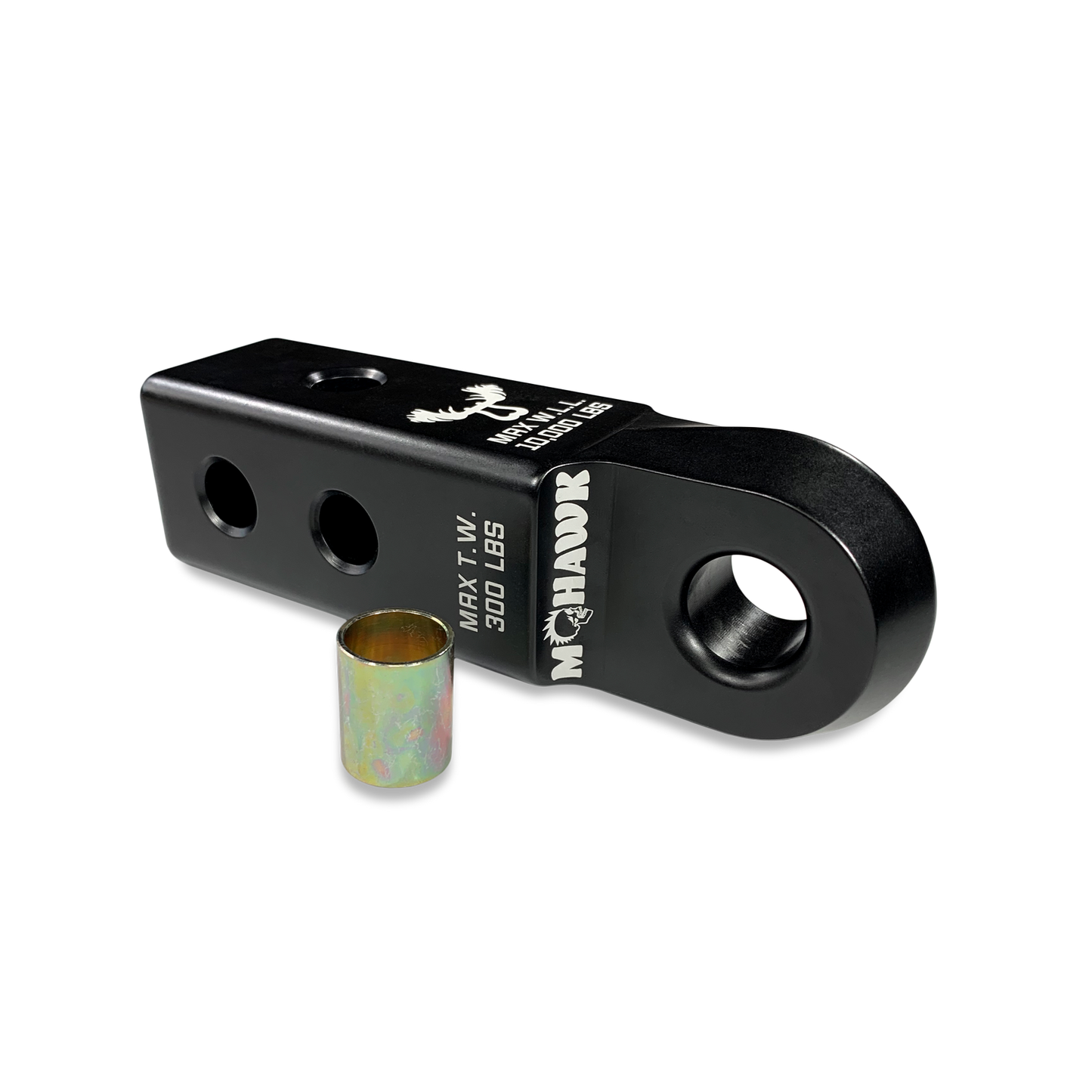 Moose Knuckle Mohawk 2.0 Bow Strongest Shackle Receiver for Soft Shackles, 3/4" Shackles and Closed Loop Vehicle Recovery Class I/II Hitch Ball