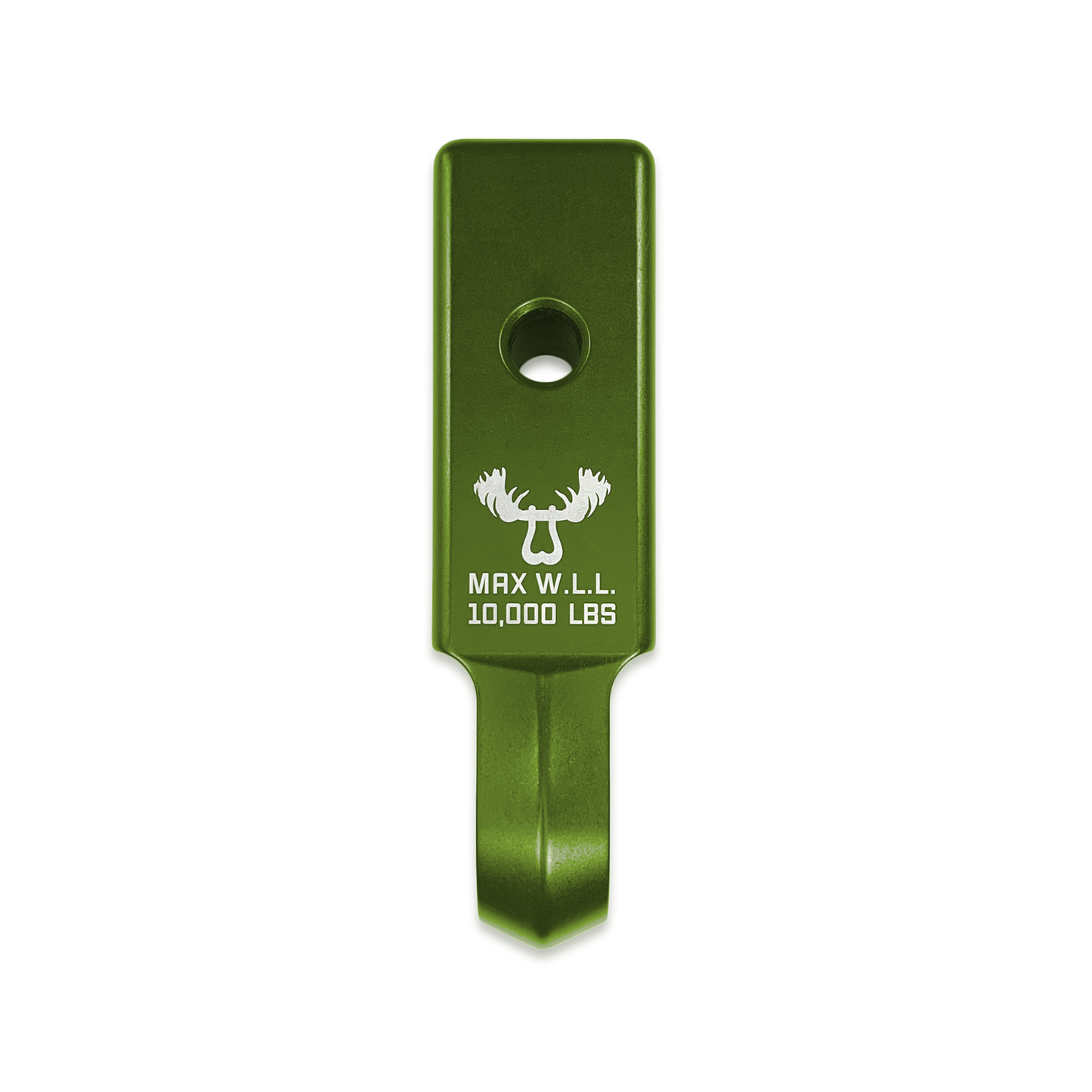 Bean Green Moose Knuckle Offroad Mohawk 2.0 Bow Shackle Receiver for Soft Shackles, 3/4" Shackles and Closed Loop Vehicle Recovery 10,000 lbs WLL work load limit