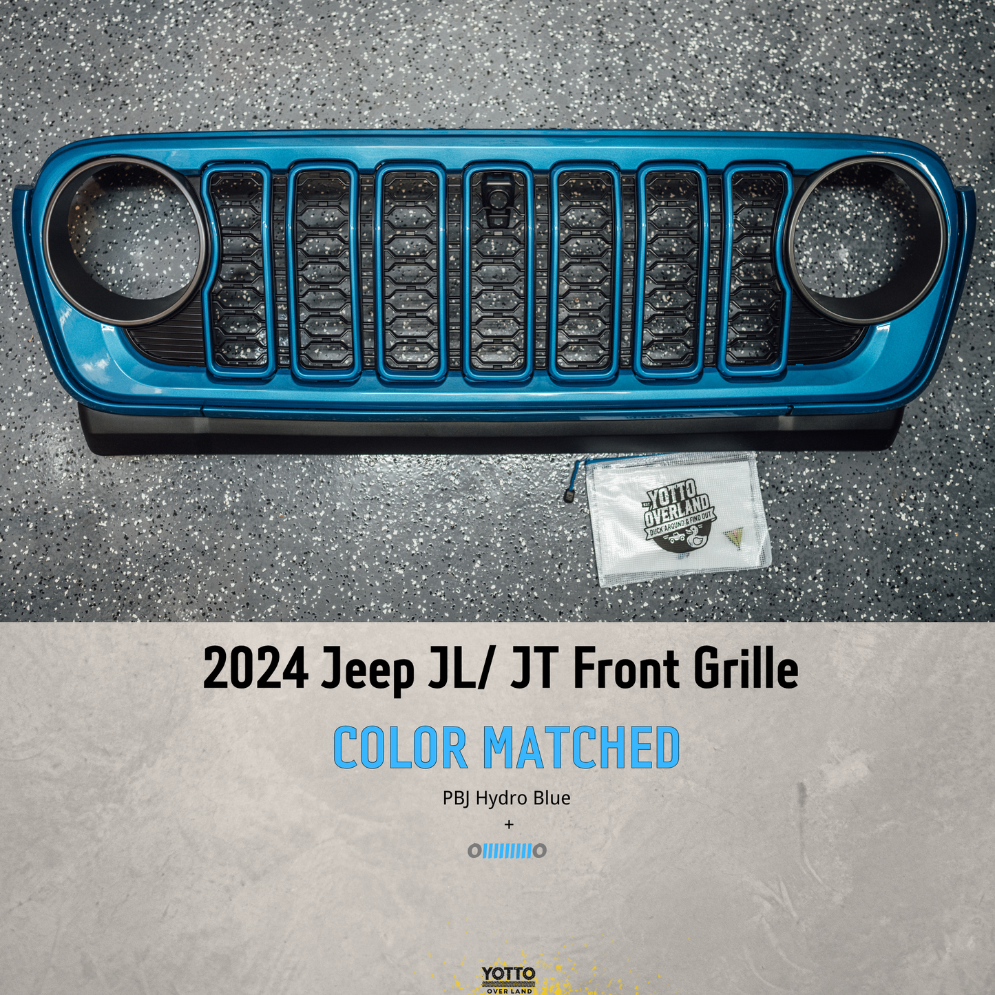OEM Color Matched Front Grille for Wrangler JL/Gladiator JT 18-25