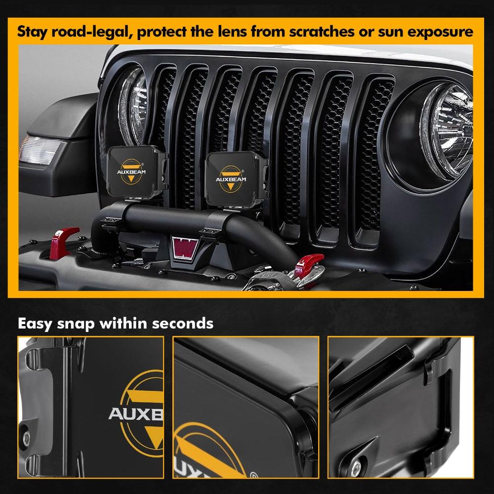 3 Inch LED Driving Light Black Cover Light Shield Cover