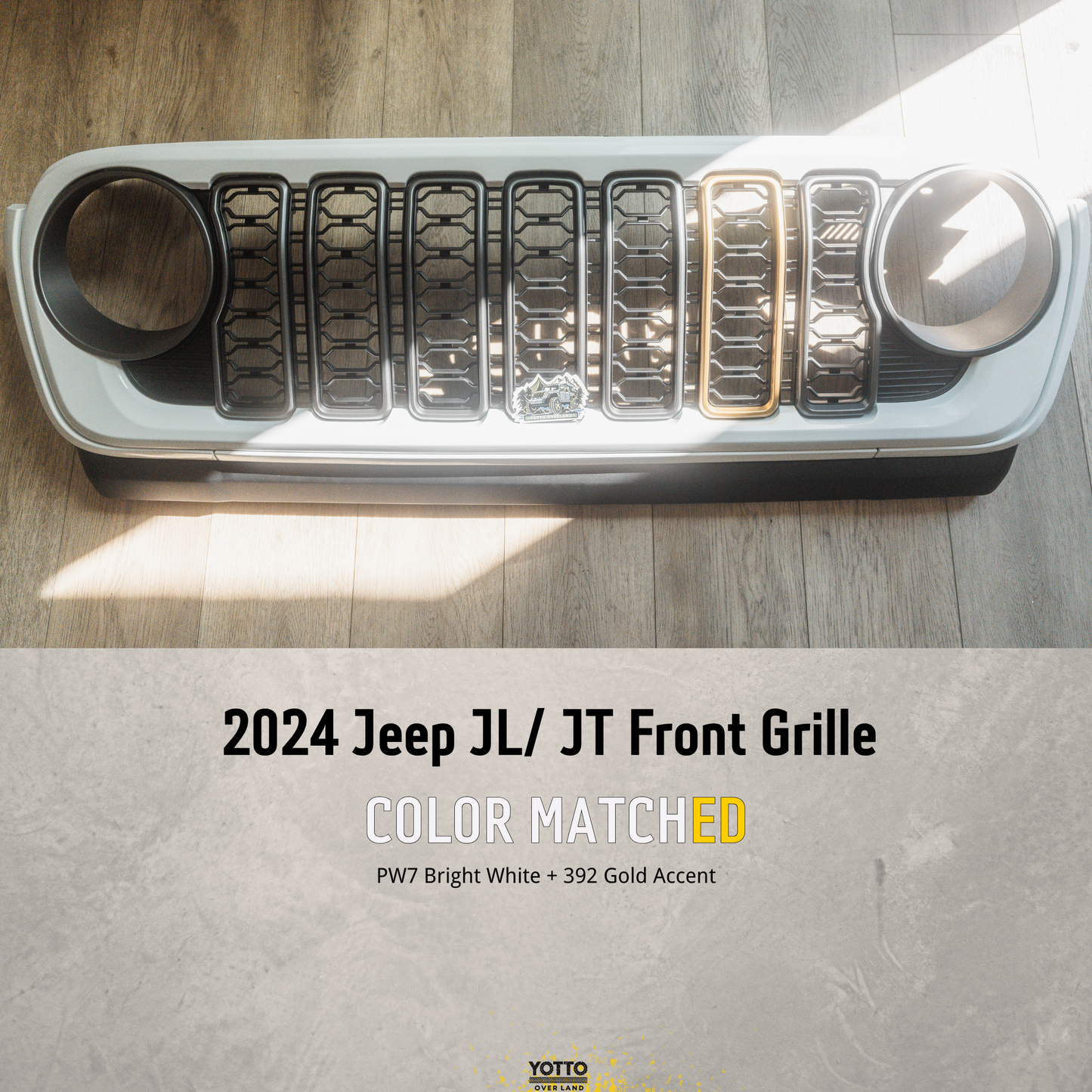 OEM Color Matched Front Grille for Wrangler JL/Gladiator JT 18-25