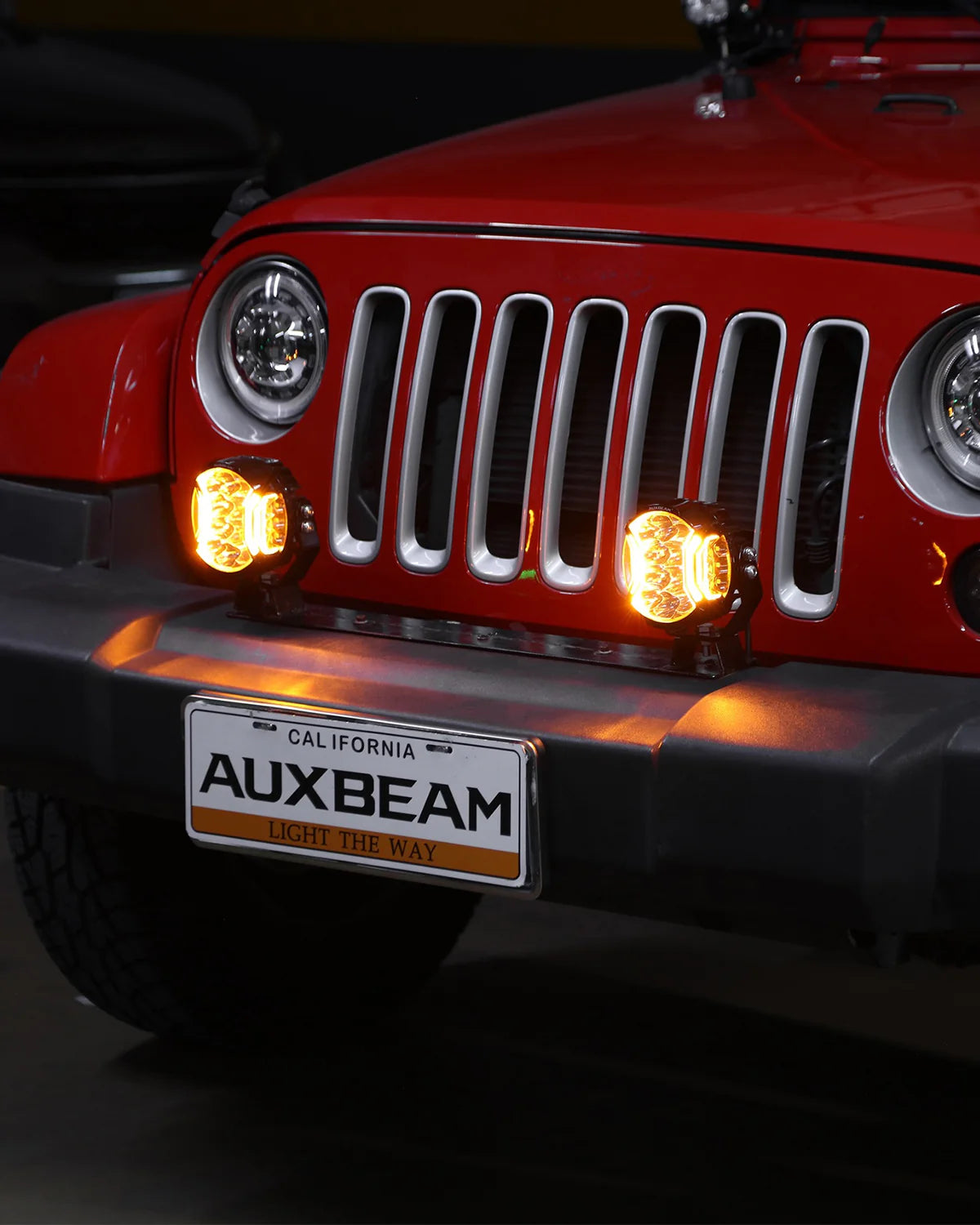 Auxbeam V-ULTRA Series | 5 Inch 172W LED Side Shooter White Pod Lights with Amber DRL