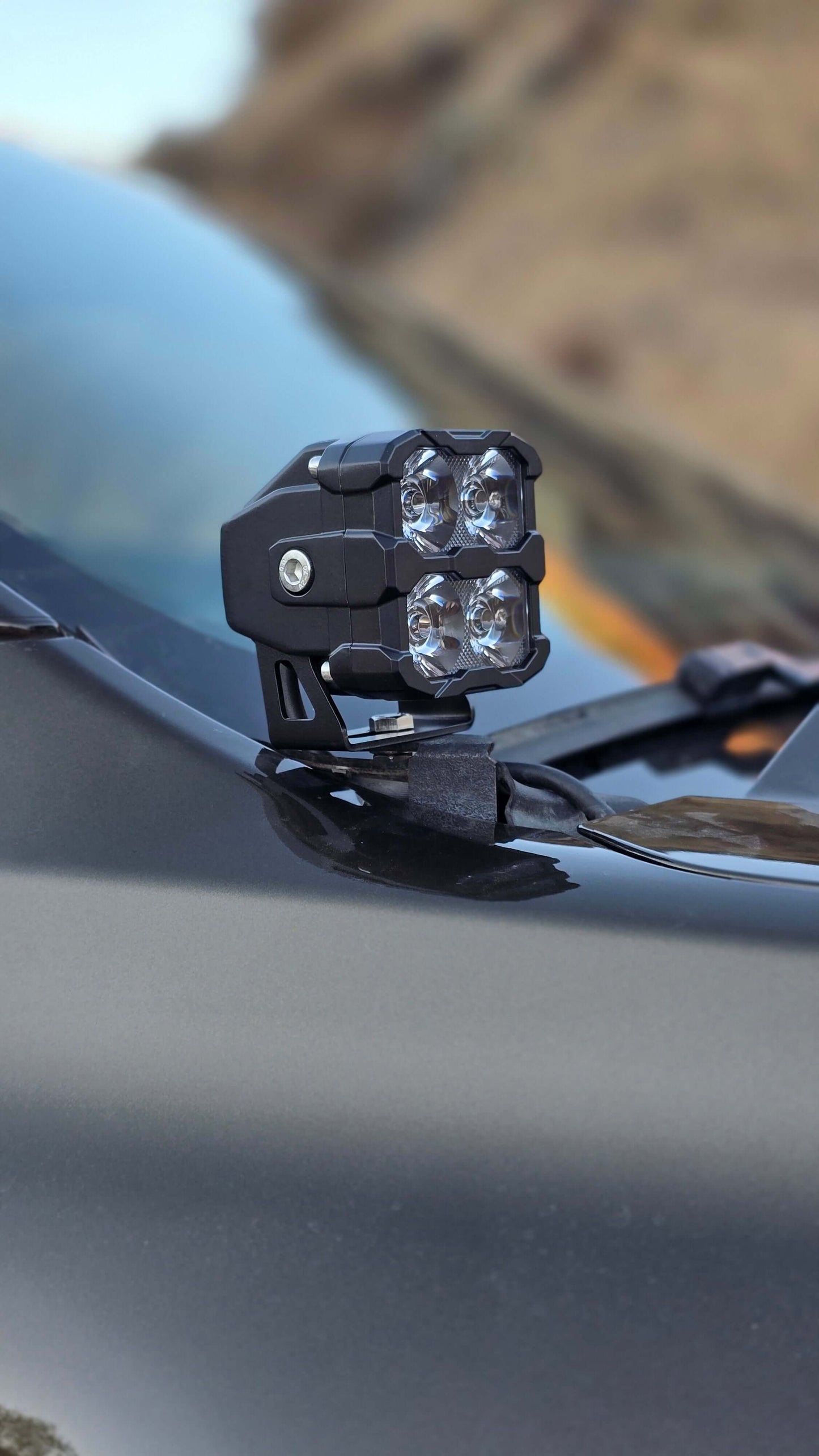 2024+ Ford Ranger Raptor Hood Mount/Ditch Lights - PRO