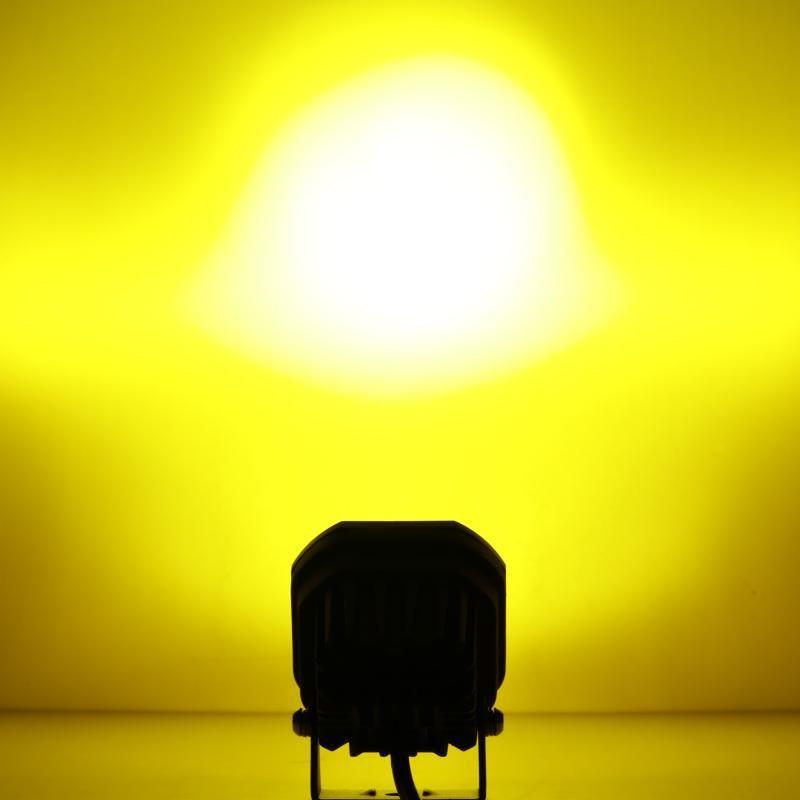 3 Inch 80W 9600LM LED Pods Lights White&Amber for FORD