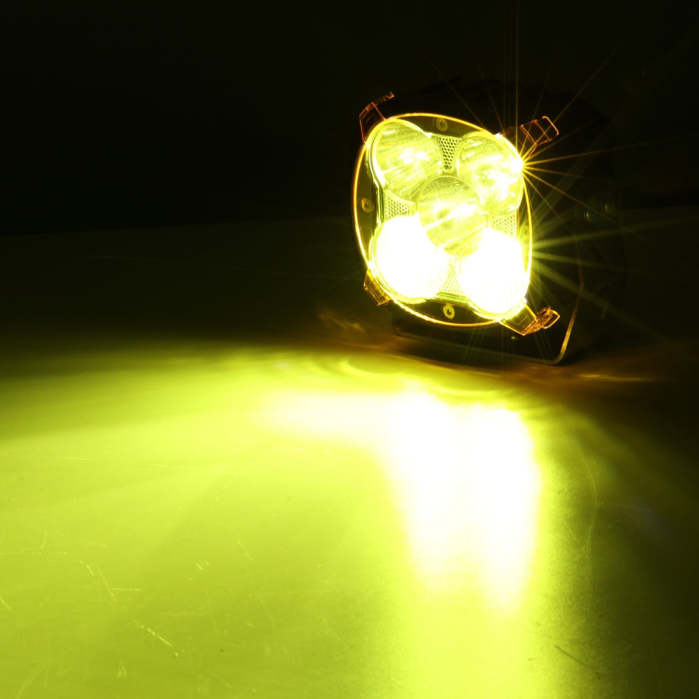 XP-ULTRA Series 4.5 Inch LED Pod Lights Off Road Lights with Amber DRL