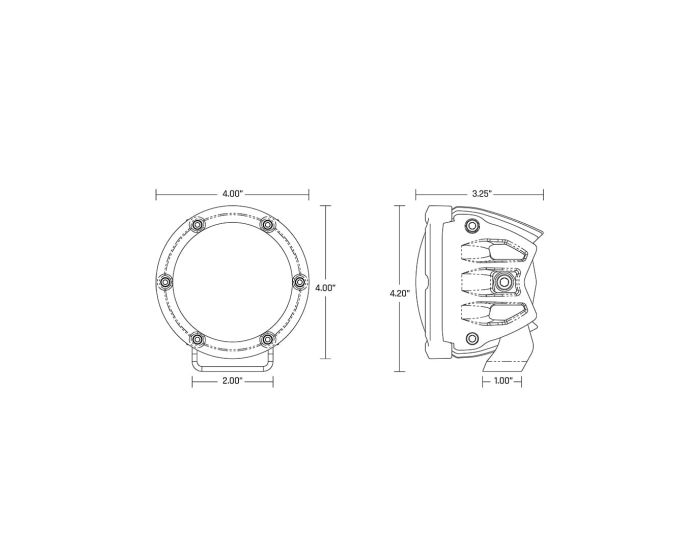 Rigid 4 Inch 360-series RGBW