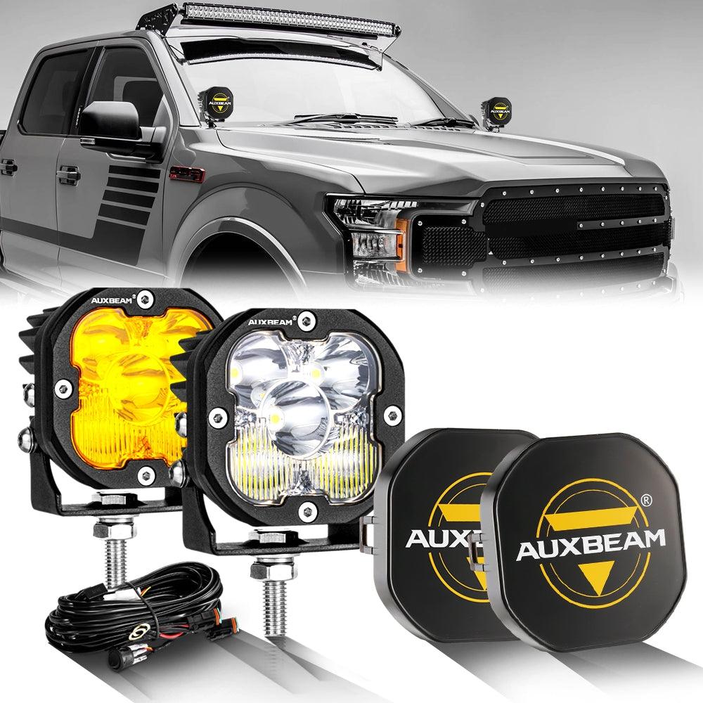 XP-ULTRA Series 3 Inch 80W Combo Beam LED Pods Amber&White Offroad Lights