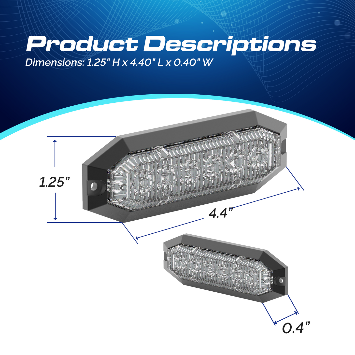 UBL U-Lite Surface Mount LED Grille Light