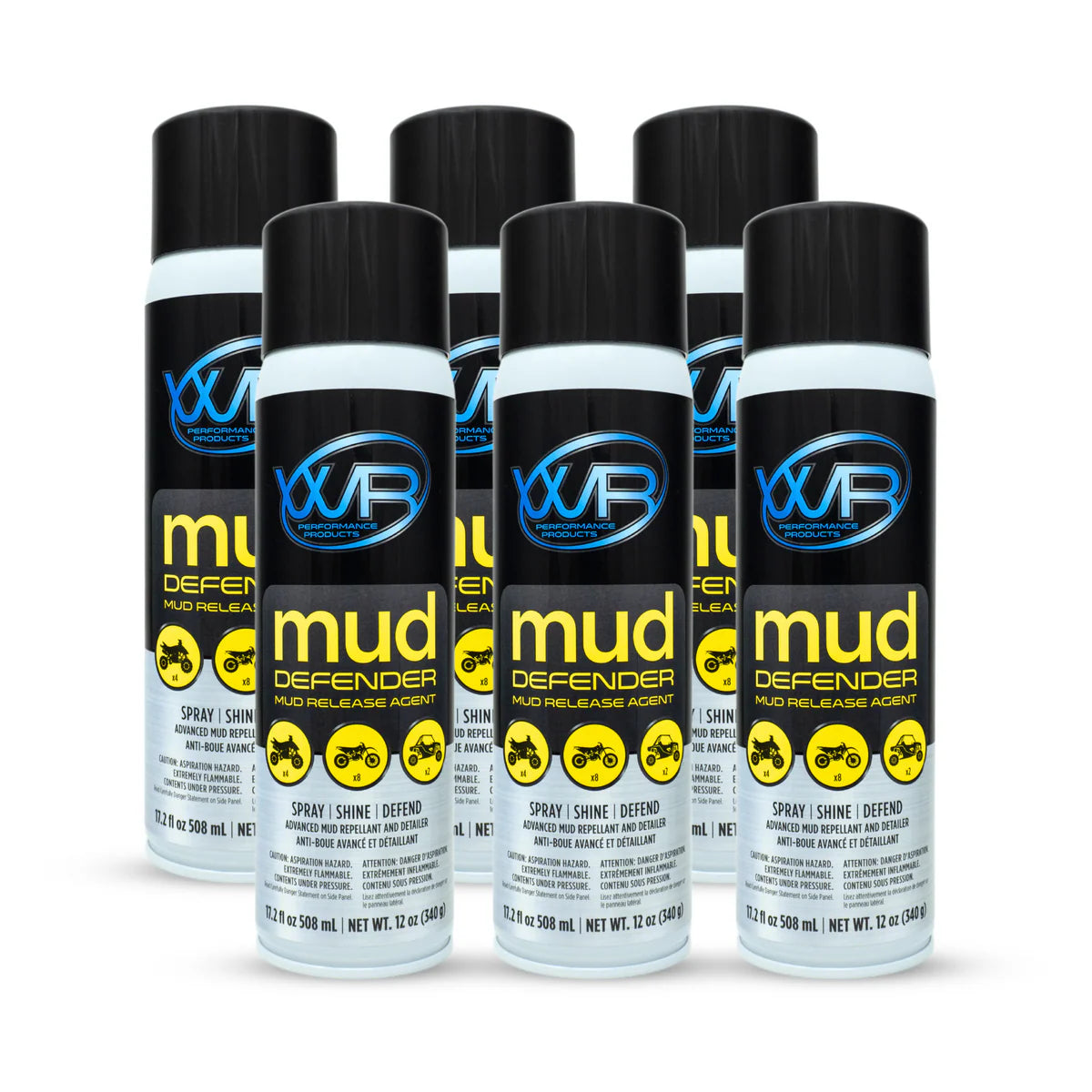 WR Performance Mud Defender Aersol 6 Pack