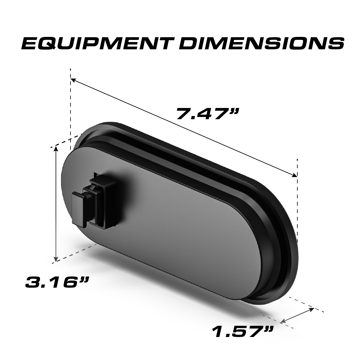 Feniex 6" Oval STTR Light (DOT and SAE)