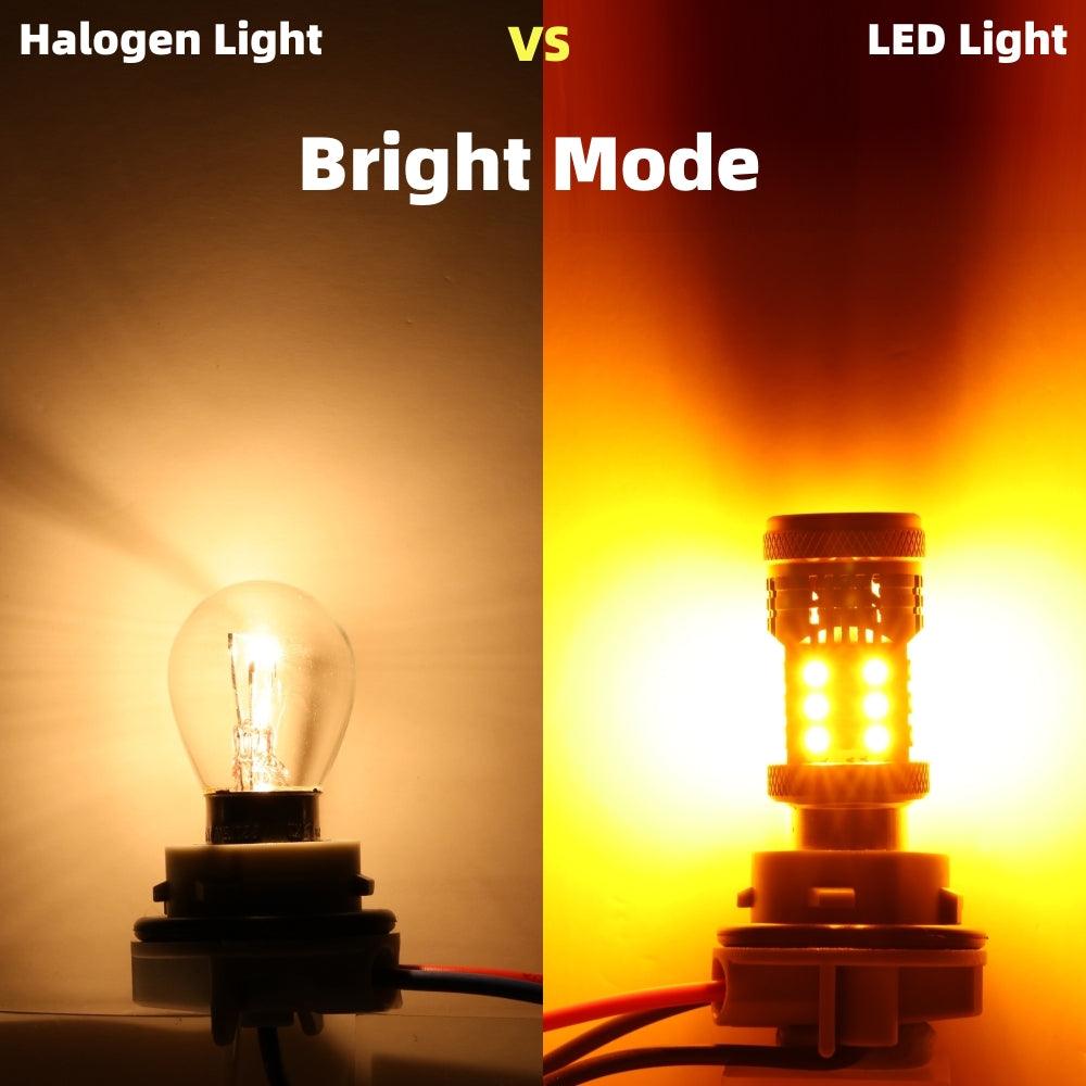 (2pcs/set) 🆕1157 BAY15D 1156 BA15S BAU15S  White Amber Red Canbus Error Free No Hyper Flash LED Turn Signal DRL Brake Light Tail Light Reversing Light Bulbs Fan Cooling