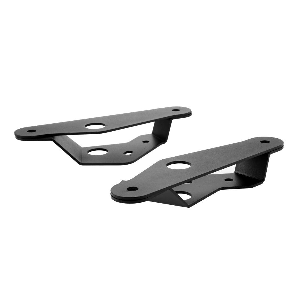 4 Inch 90W Round Yellow Spot LED Driving Lights with Dual A-Pillar Mounting Bracket For Ford Bronco 2/4 Door 2021 2022