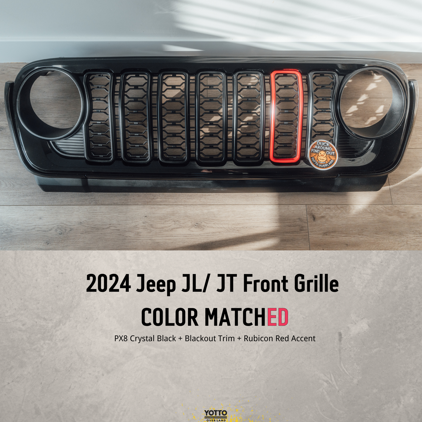 OEM Color Matched Front Grille for Wrangler JL/Gladiator JT 18-25