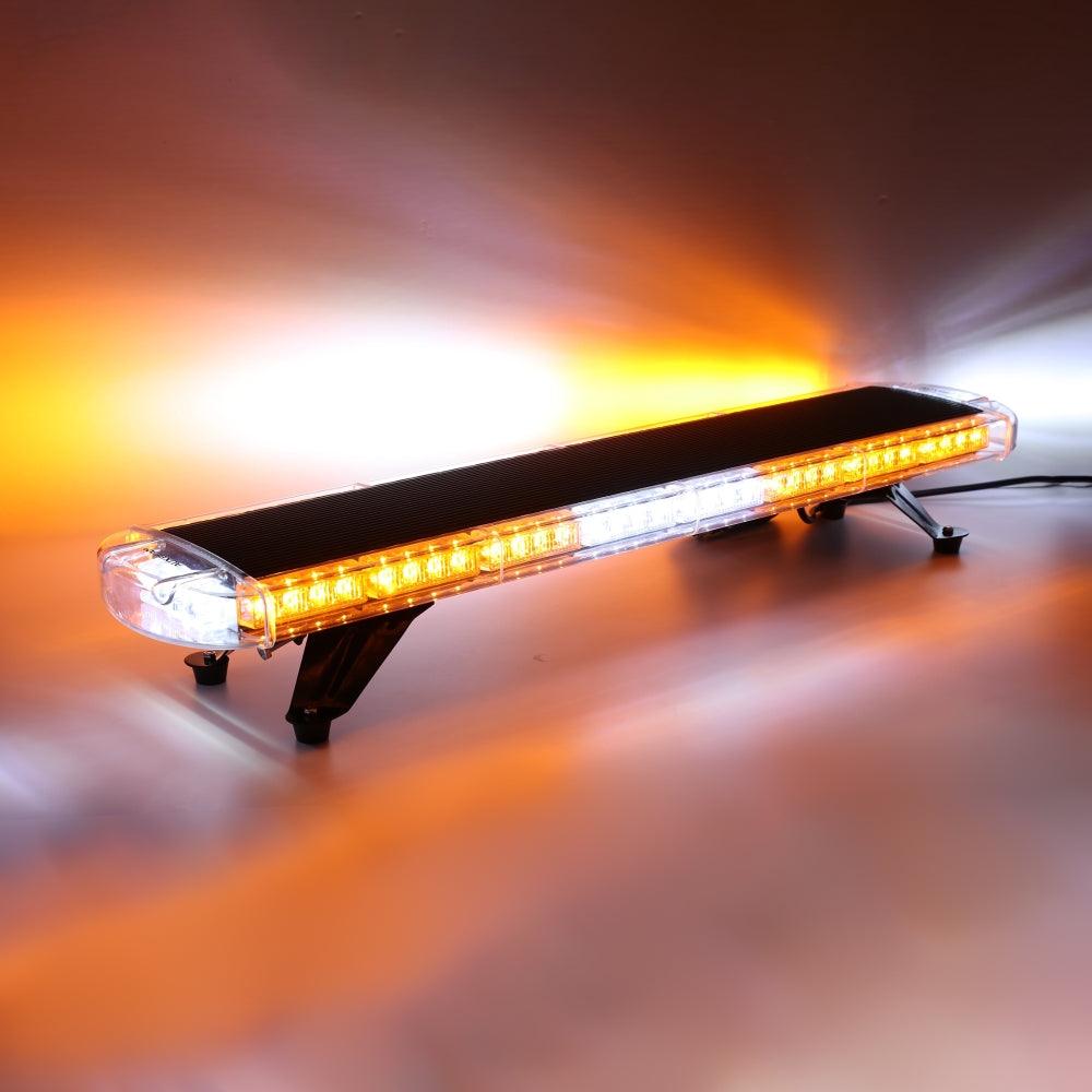 38.5 Inch Rooftop Strobe Flashing Light Bar with Mounting Brackets 20 Flashing Modes Emergency Safety Warning Caution Beacon Lights