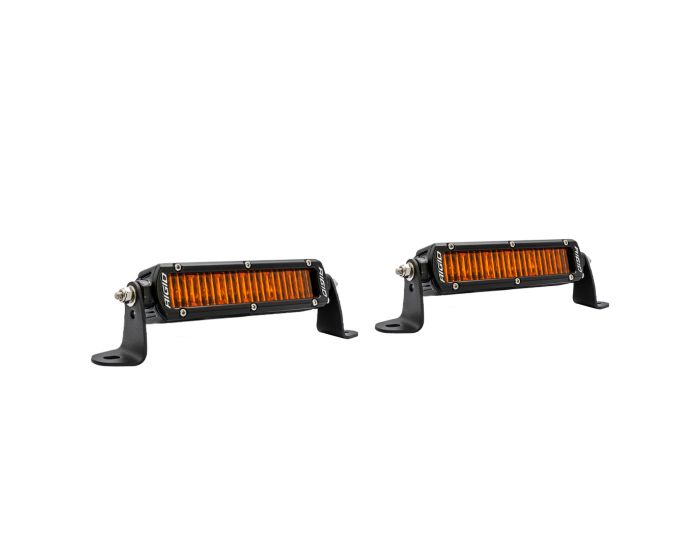 Rigid SAE-SR Series 6 Inch Amber